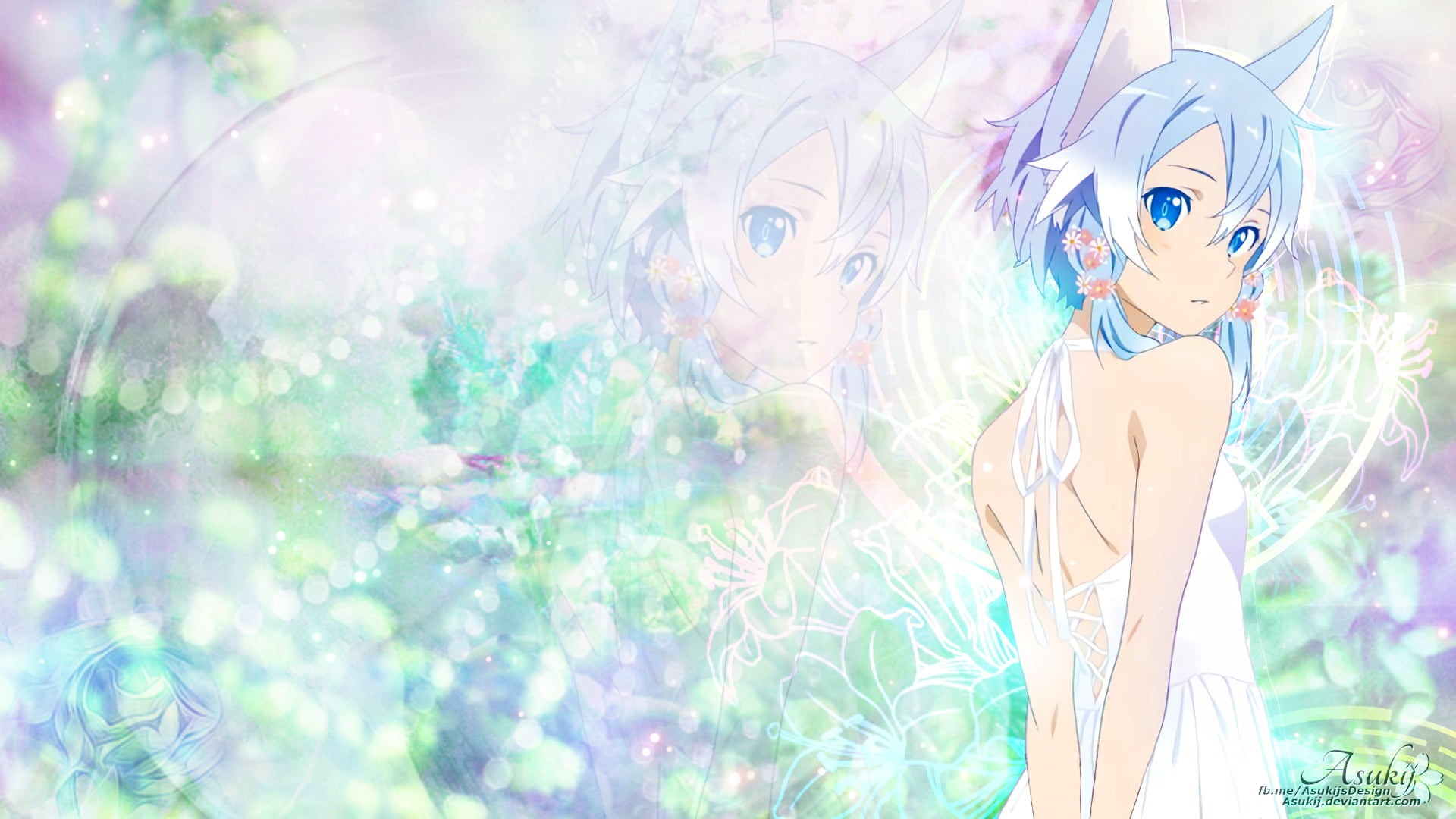 real people, hairstyle, Asada Shino, Sword Art Online II, 1080P, indoors, young adult, multi colored, standing, adult, three quarter length, selective focus, HD Wallpaper