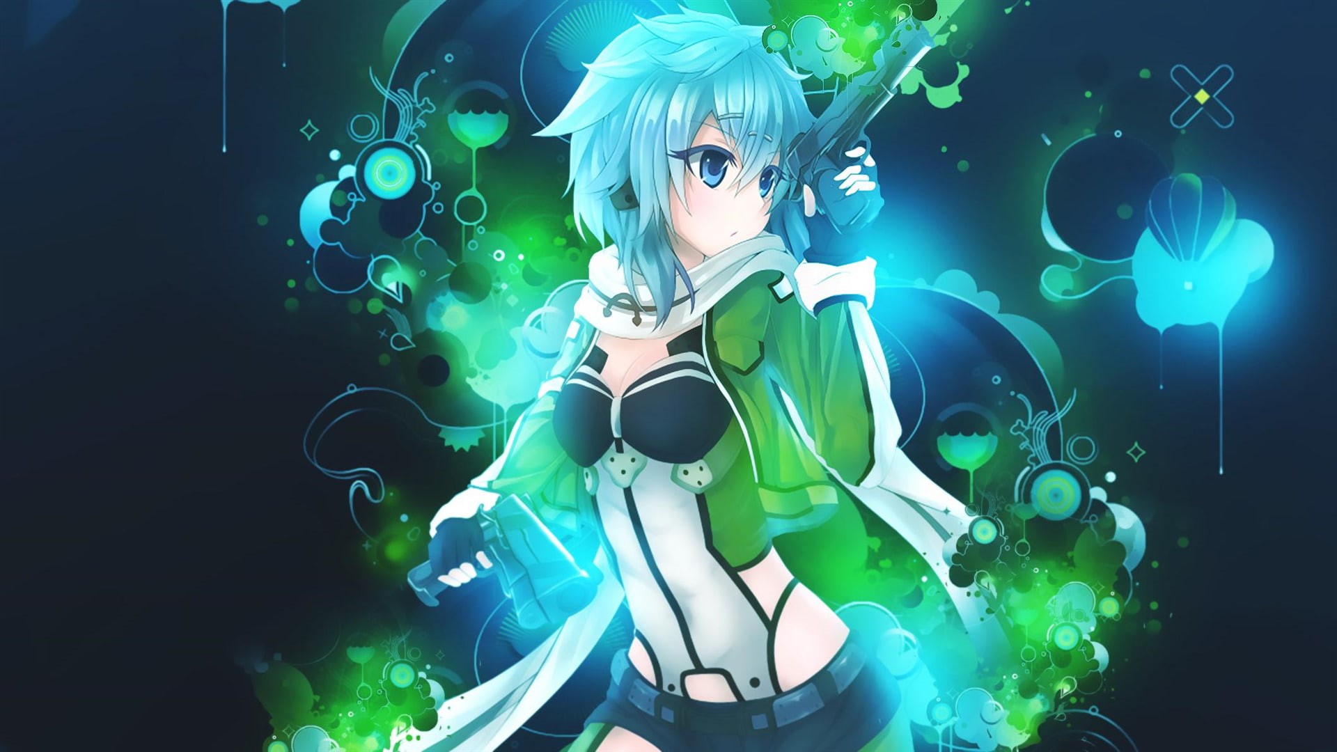 1080P, Sword Art Online II, Sword Art Online, Sinon (Sword Art Online), HD Wallpaper