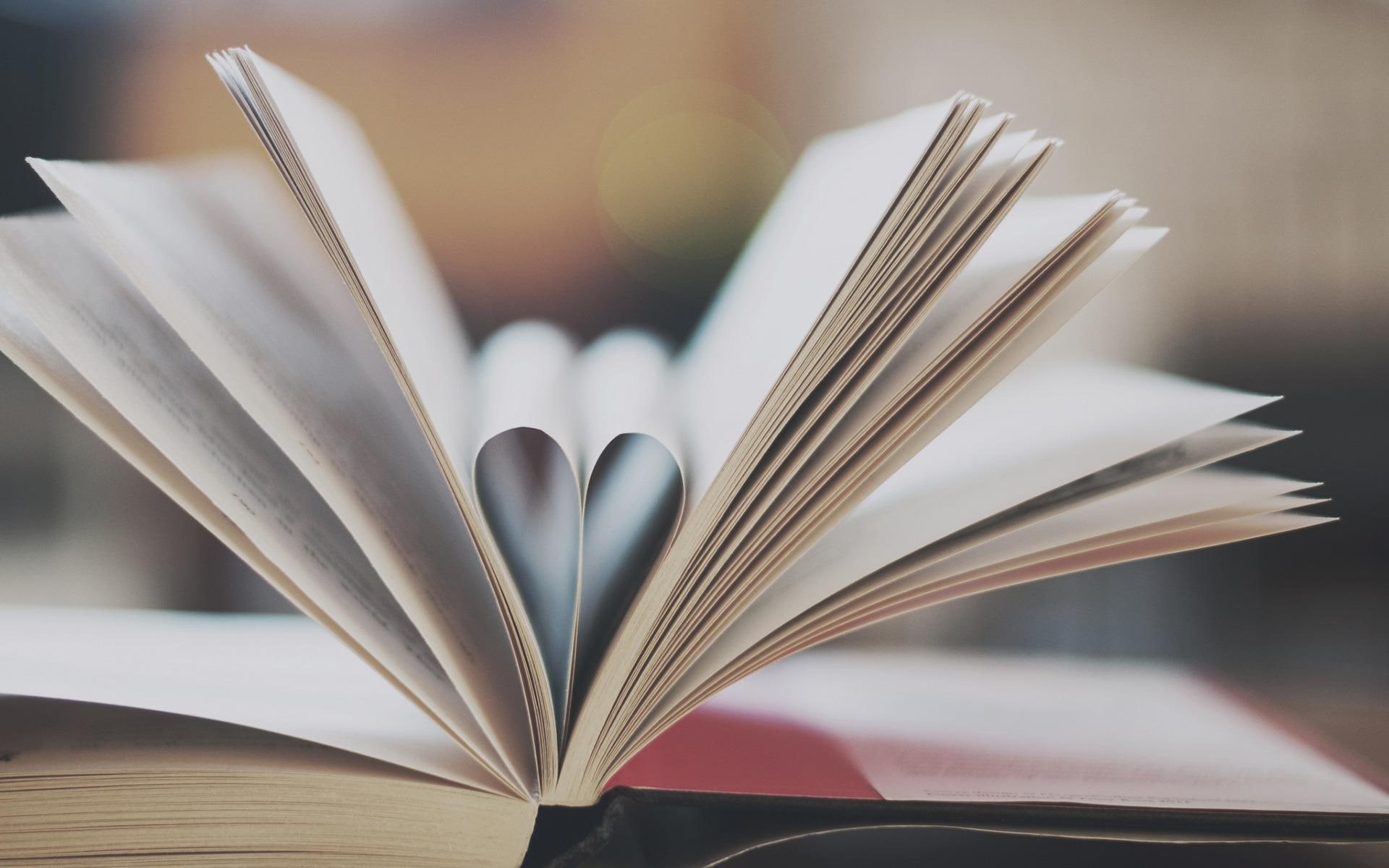 made, photography, page, heart, white, book, pages, 1920x1200, 1080P, HD Wallpaper