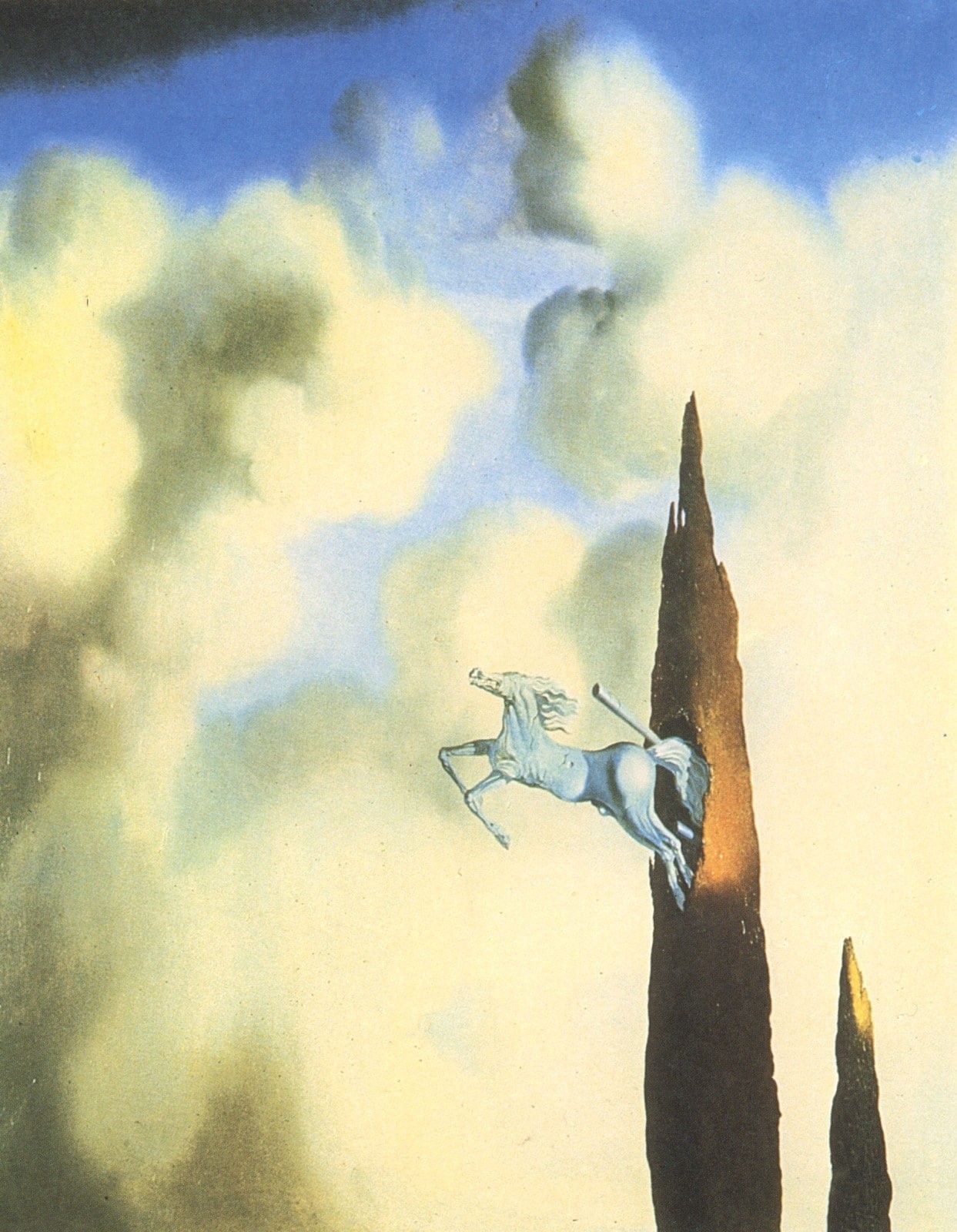 x, dali, horses, art, 720P, hd, salvador, animals, Salvador Dali, Phone HD Wallpaper