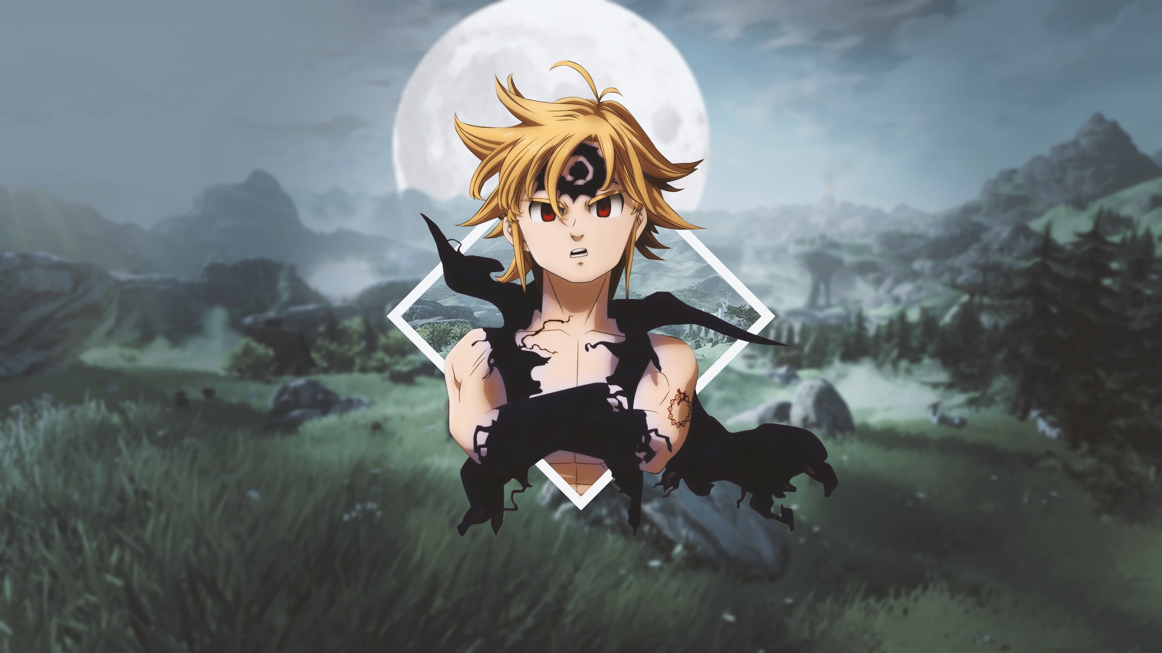 Meliodas (The Seven Deadly Sins), Anime, 4K, The Seven Deadly Sins, HD Wallpaper