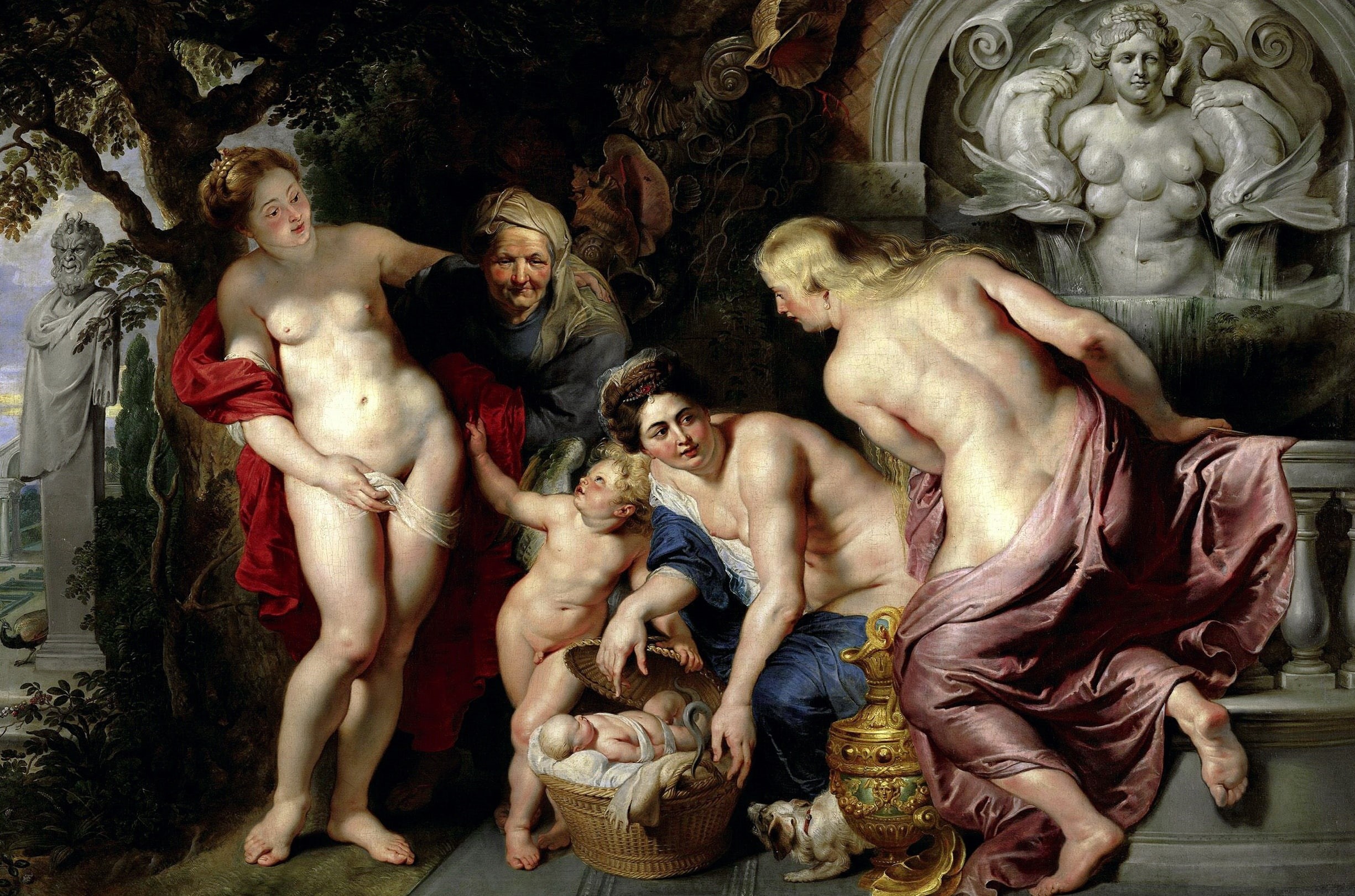 Peter Paul Rubens, Of gersa and Pandroa Open Cart with Erichthonius, 1080P, mythology, Pieter Paul Rubens, picture, HD Wallpaper