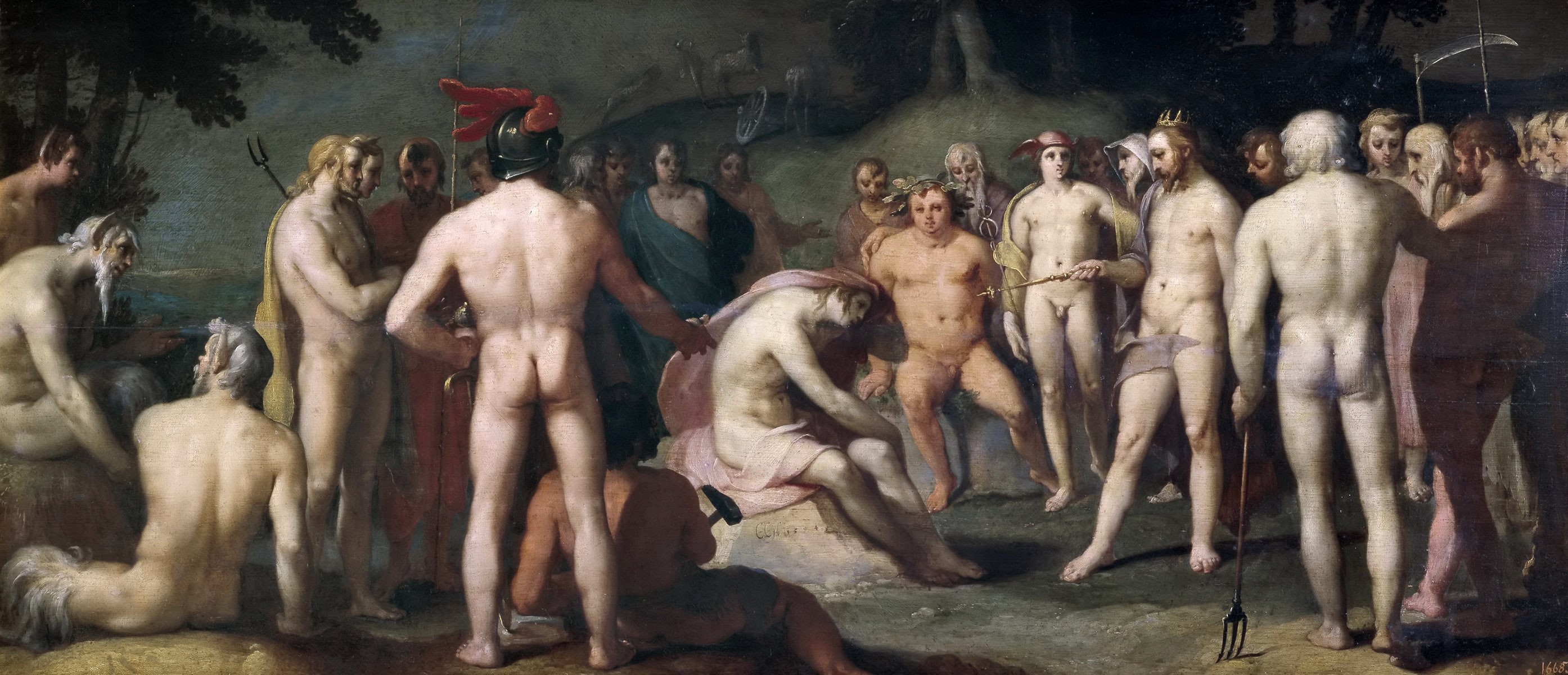 mythology, Jupiter and Other Gods, 2K, Cornelis Cornelissen, Condemnation of Apollo, picture, HD Wallpaper