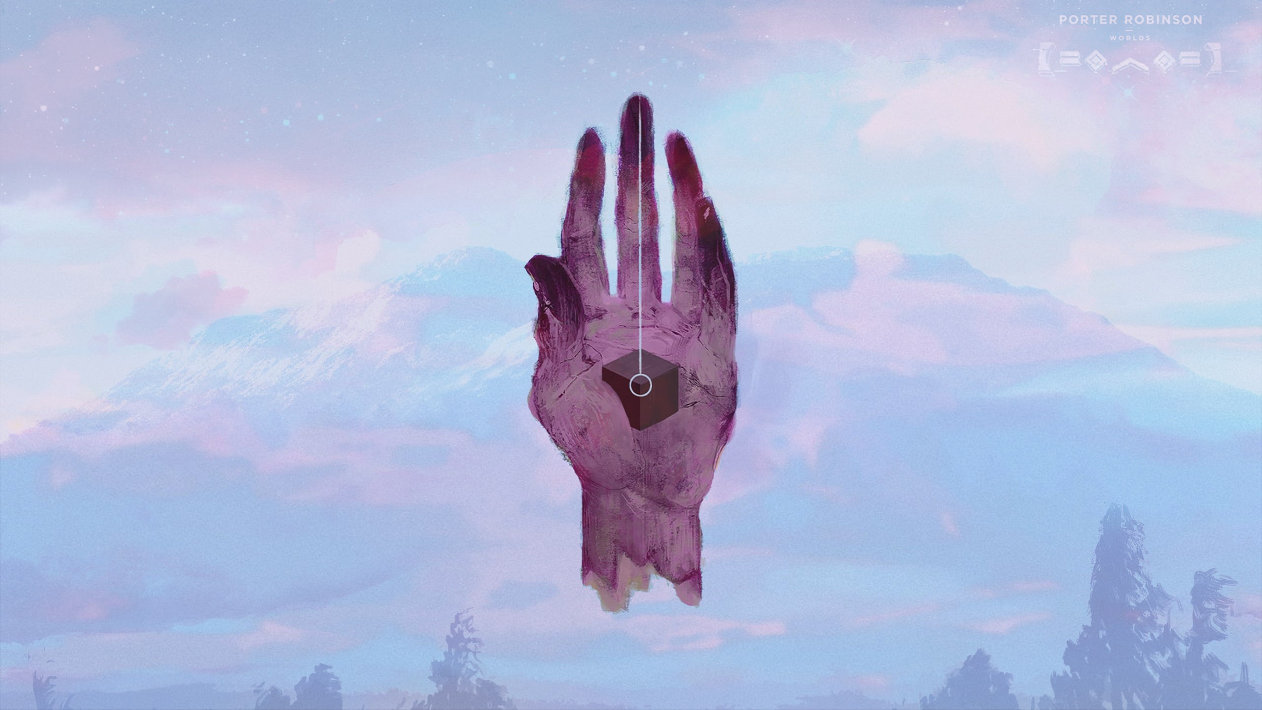 animal, tranquility, sky, landscape, day, 00111 (Artist), representation, reflection, beauty in nature, 2K, art and craft, digital composite, Porter Robinson, HD Wallpaper