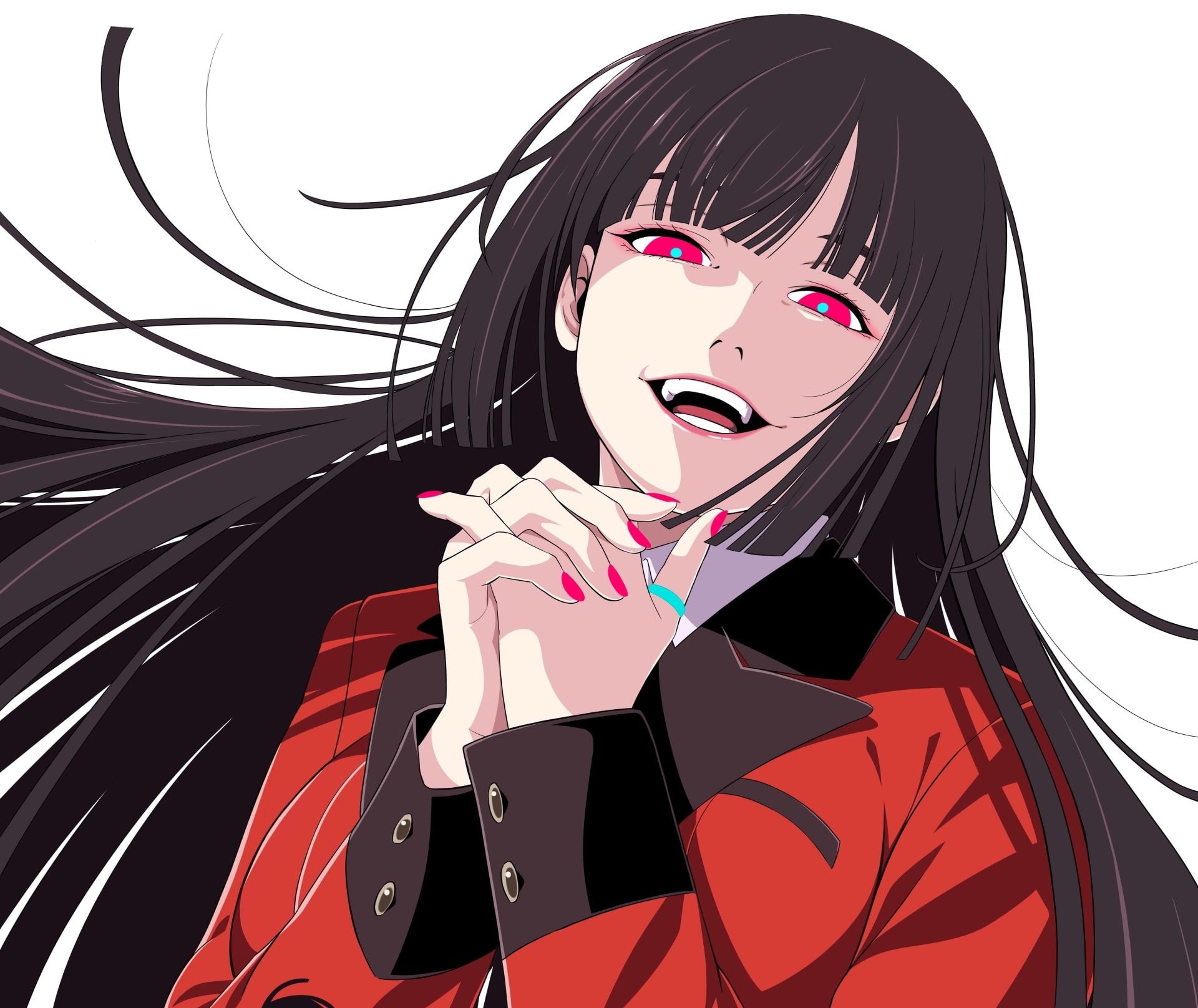 Yumeko Jabami, Anime, Kakegurui, 1080P, HD Wallpaper