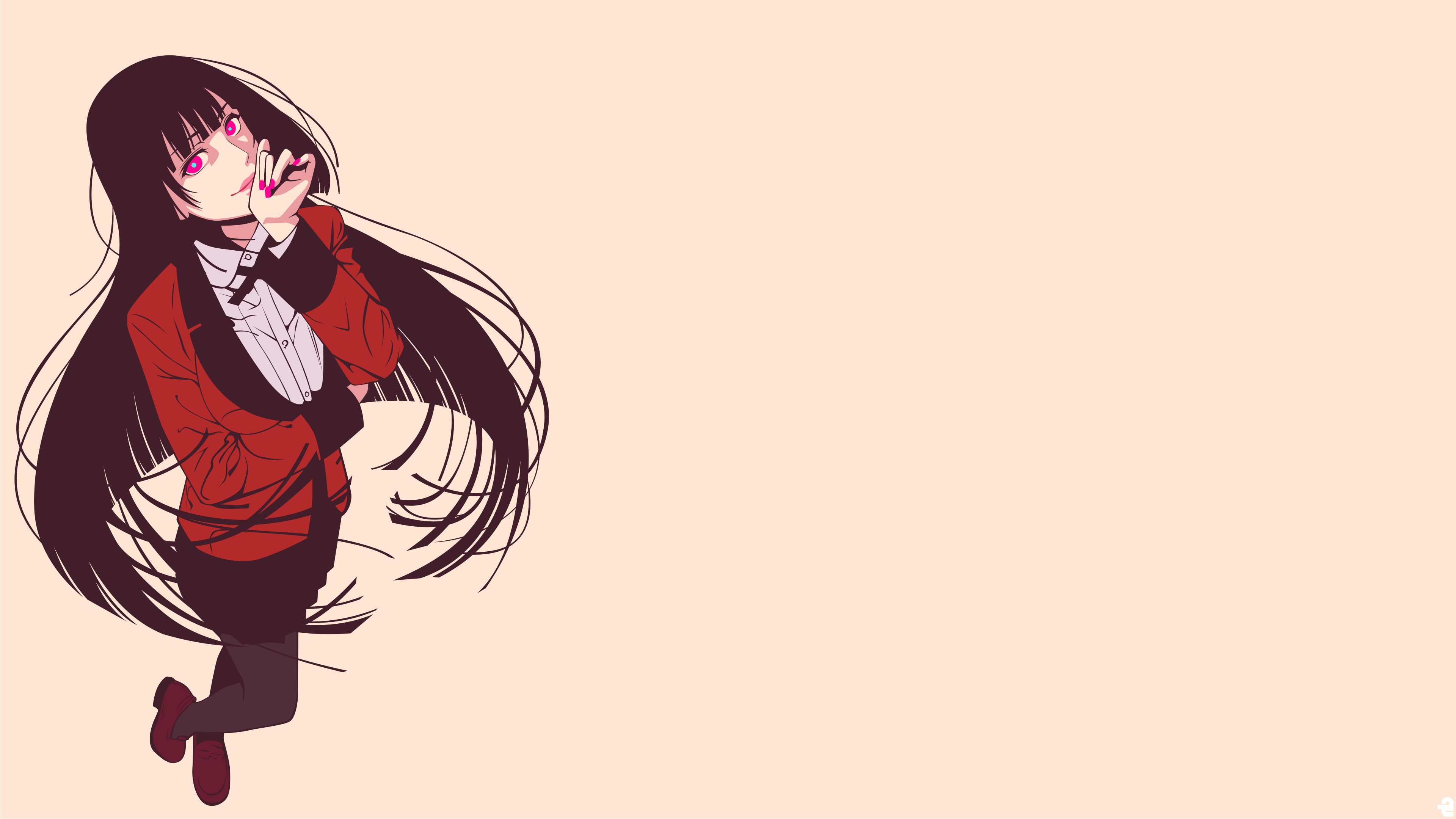 Jabami Yumeko, Kakegurui, 4K, anime girls, HD Wallpaper