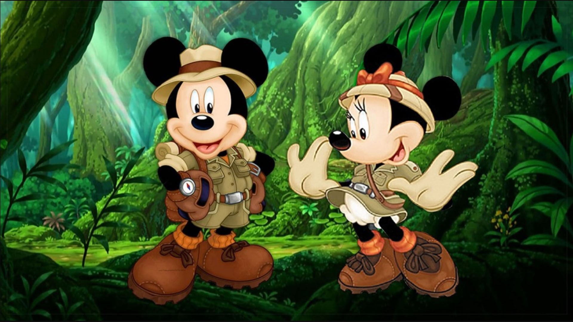 safari, hd, mouse, 1080P, orientation, minnie, mickey, cartoon, desktop, jungle, maus, HD Wallpaper