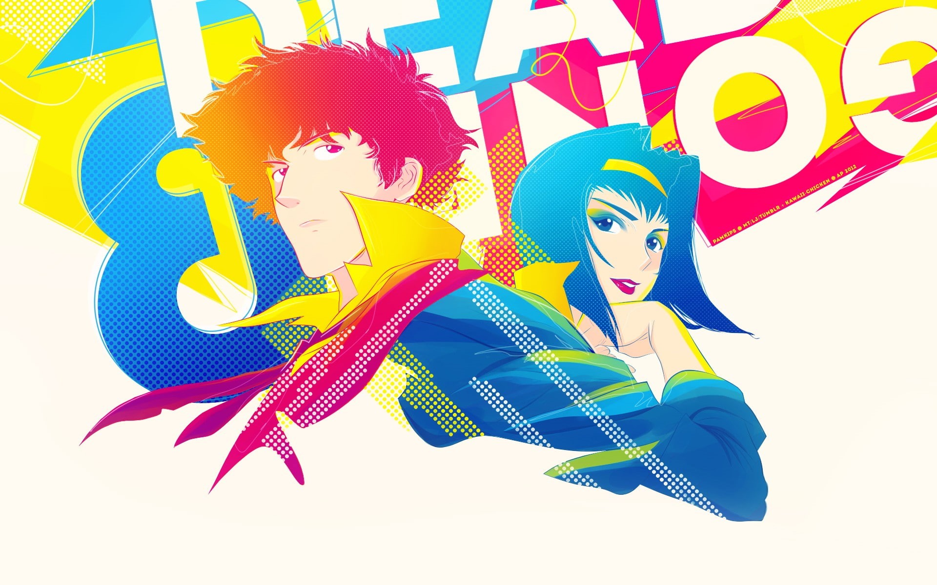 Spike Spiegel, 1080P, Cowboy Bebop, Faye Valentine, HD Wallpaper