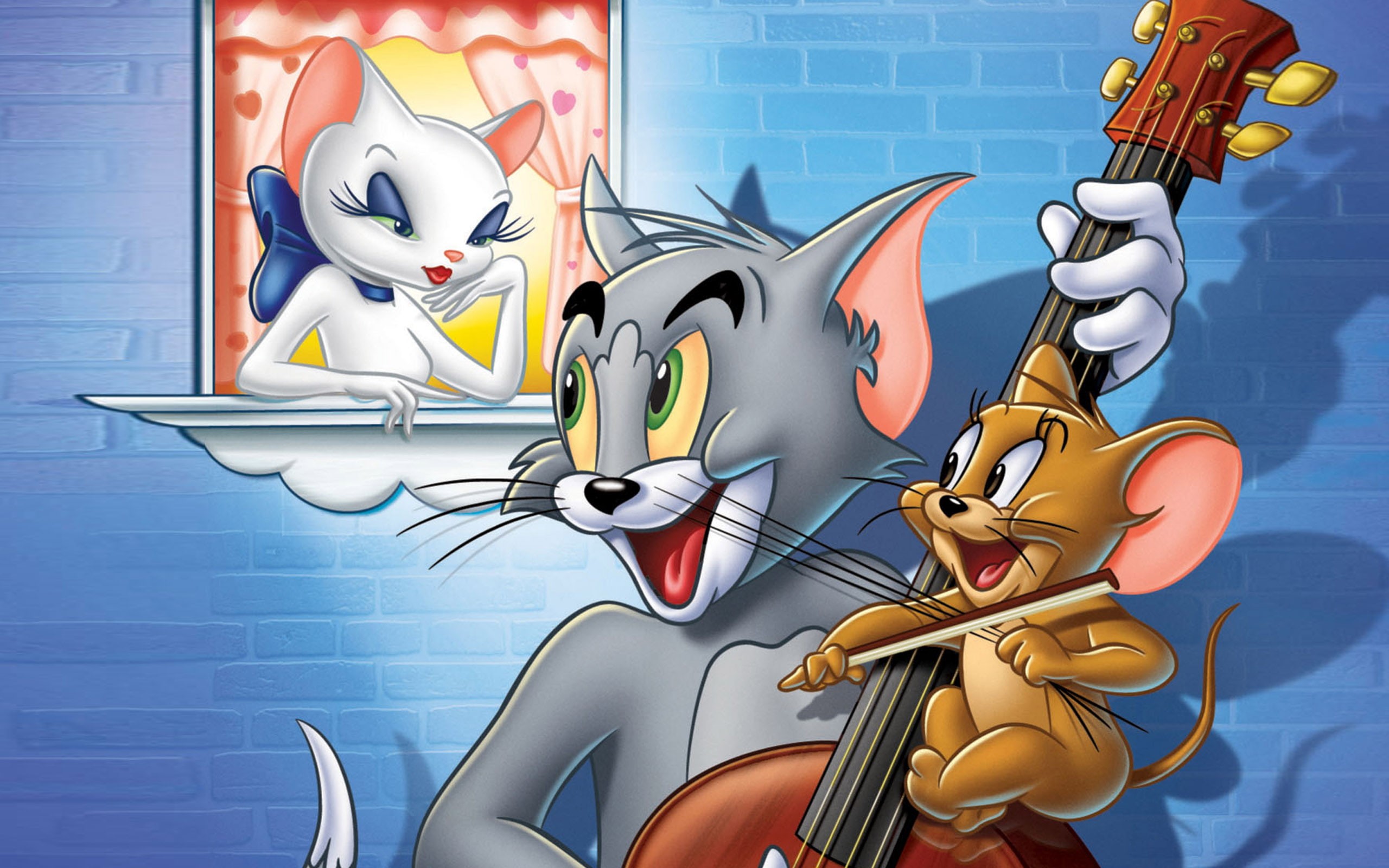 dvd, indd, 2K, srdce, jerry, tom, zamilovana, HD Wallpaper