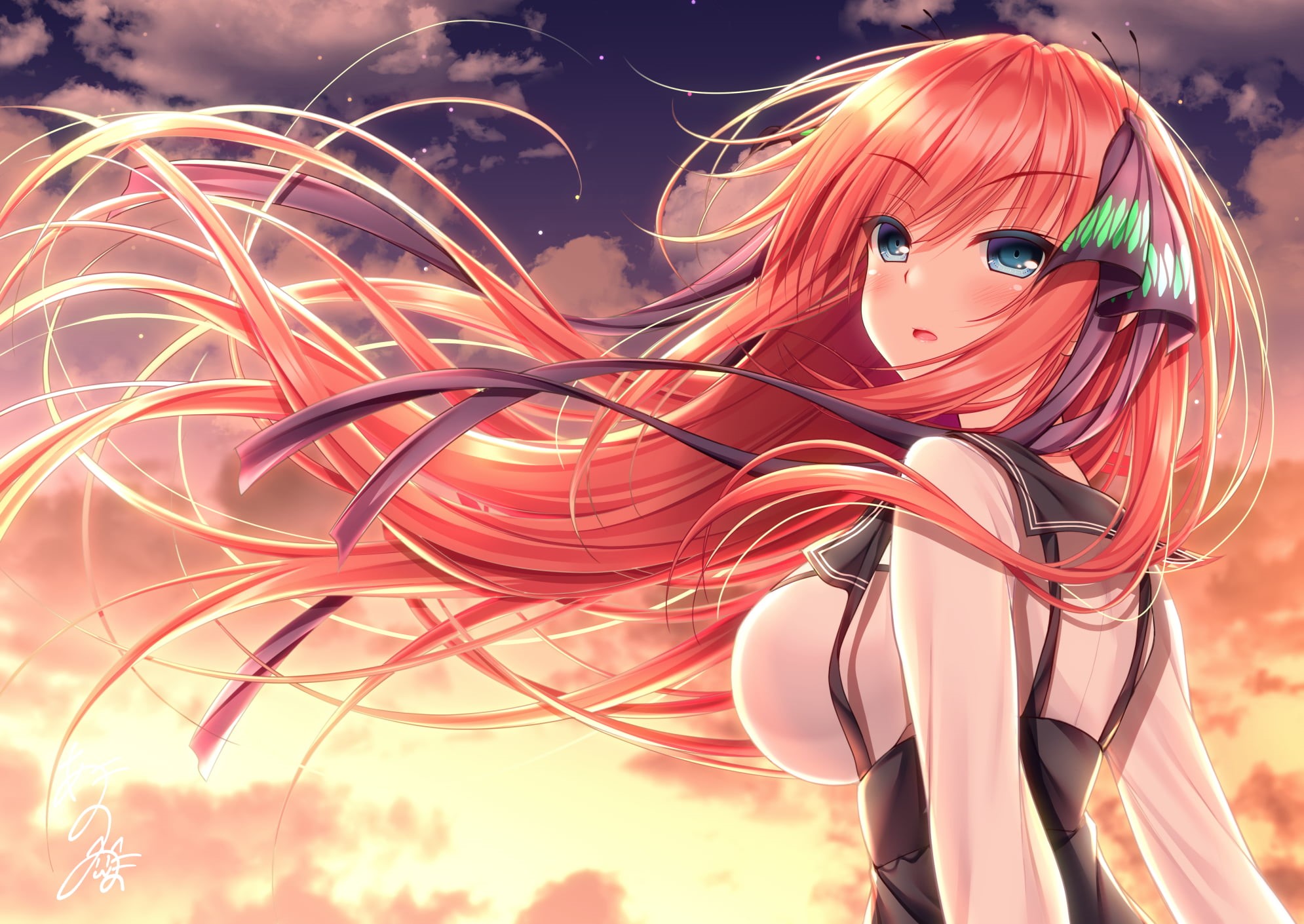 The Quintessential Quintuplets, Nino Nakano, Anime, Gotoubun no Hanayome, 1080P, HD Wallpaper