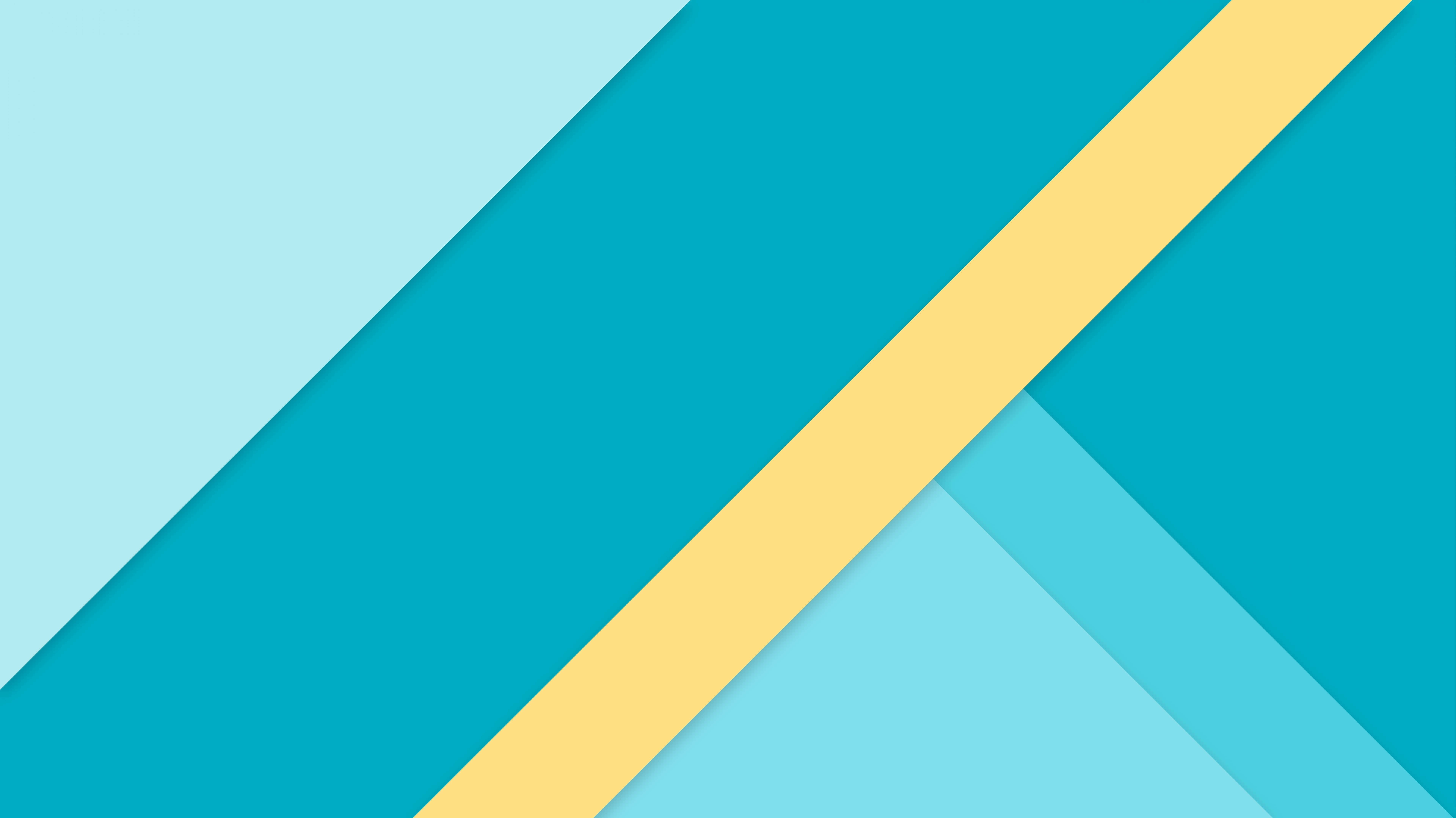 minimal art, 8K, line, minimalist, 8k, geometric, 8k uhd, yellow, blue, material design, HD Wallpaper