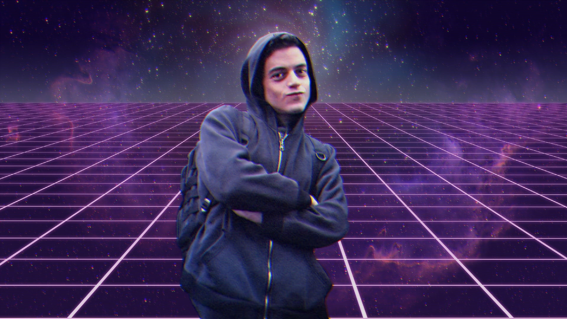 Mr. Robot, Elliot (Mr. Robot), hacking, 1080P, Rami Malek, hackerman, HD Wallpaper