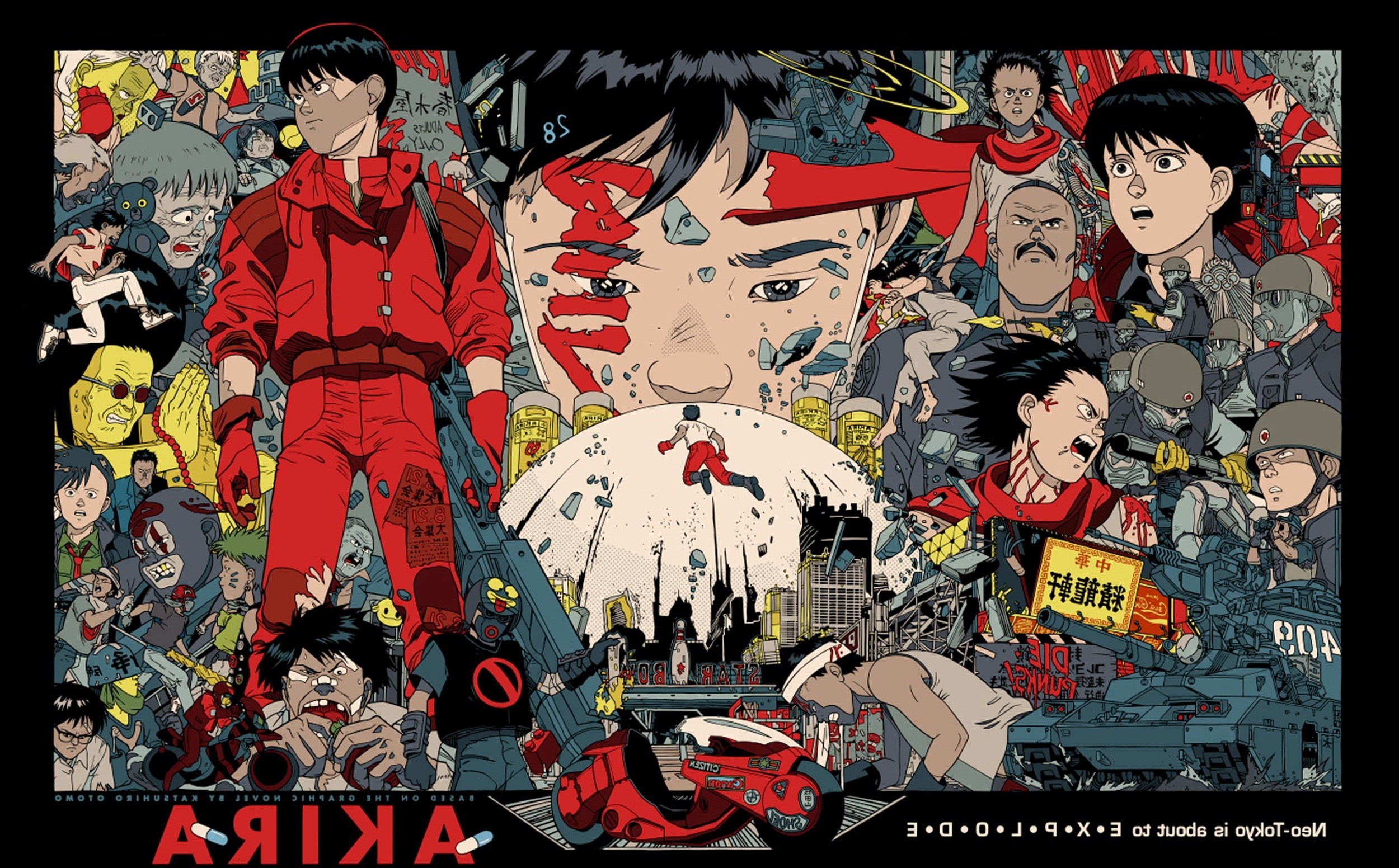 human representation, choice, craft, representation, variation, collection, day, Akira, anime, transfer print, text, creativity, full frame, no people, HD Wallpaper