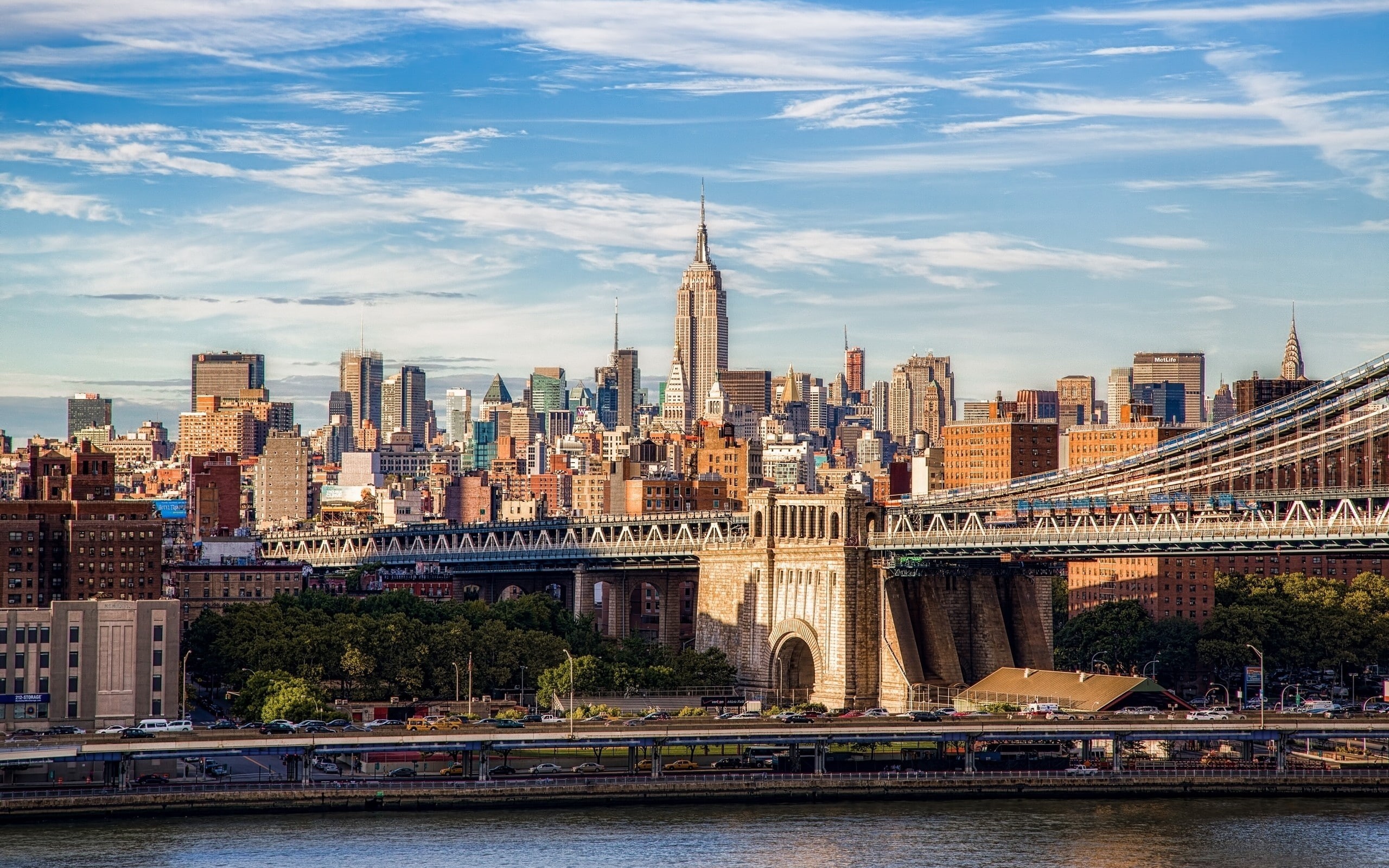 2K, Manhattan, Brooklyn Bridge, ny, bridge, brooklyn, New York City, HD Wallpaper