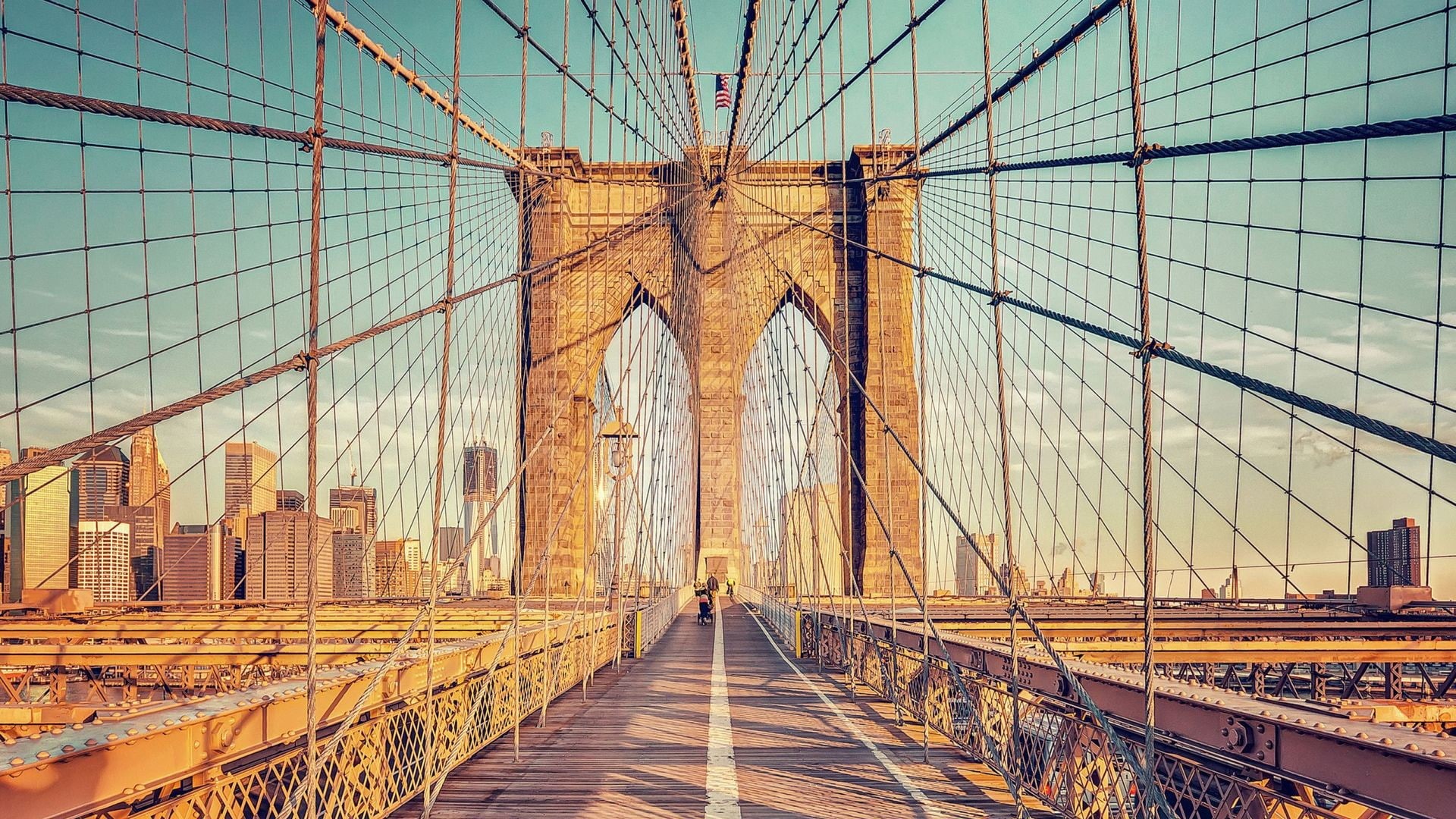 trial, buildings, york, brooklyn, skyscrapers, cables, 1080P, new, path, bridge, hd, architecture, HD Wallpaper