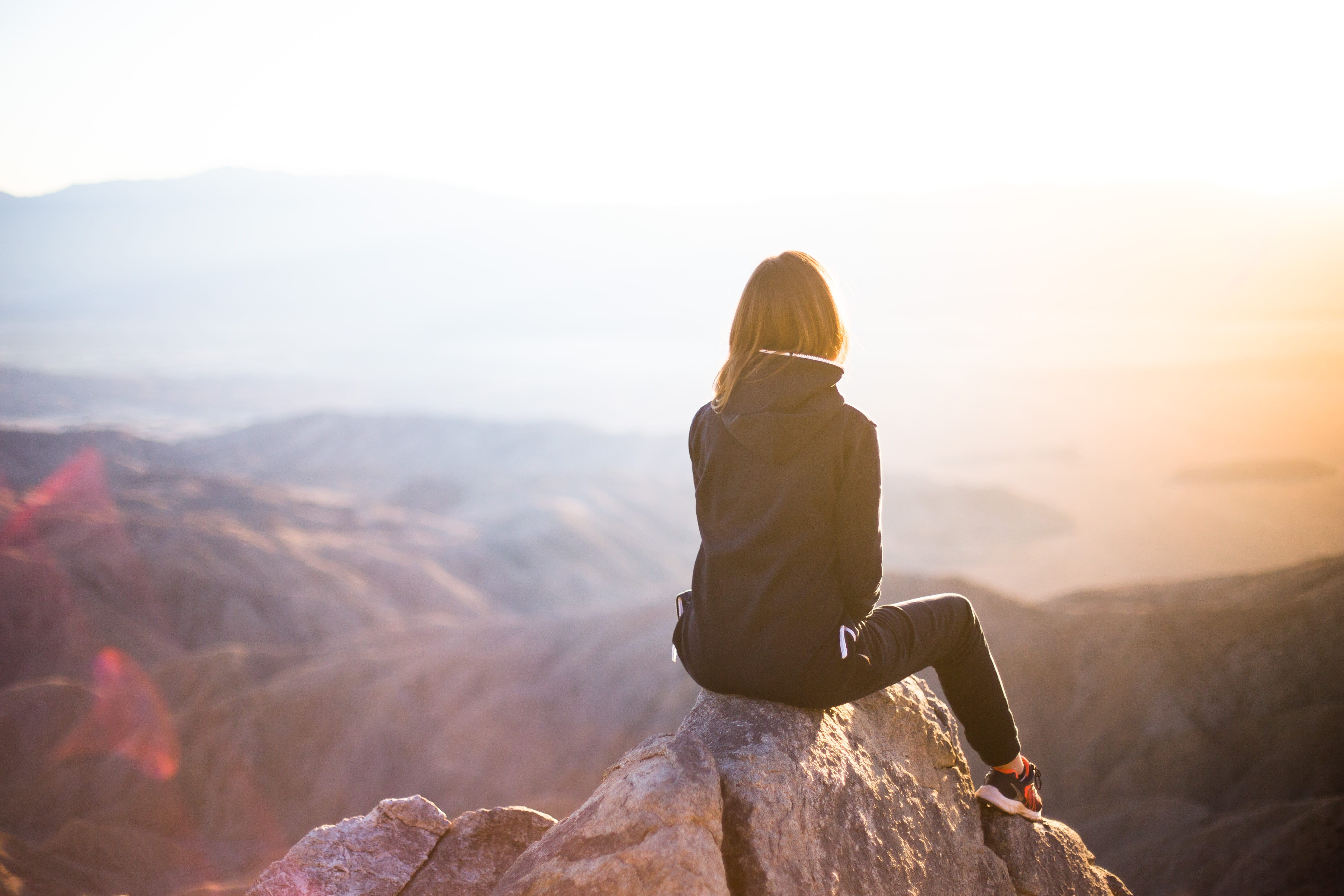 copy Space, selective, healthy Lifestyle, landscape, solid, sport, females, adventure, mountain Peak, beauty In Nature, nature, outdoors, young Adult, person, HD Wallpaper