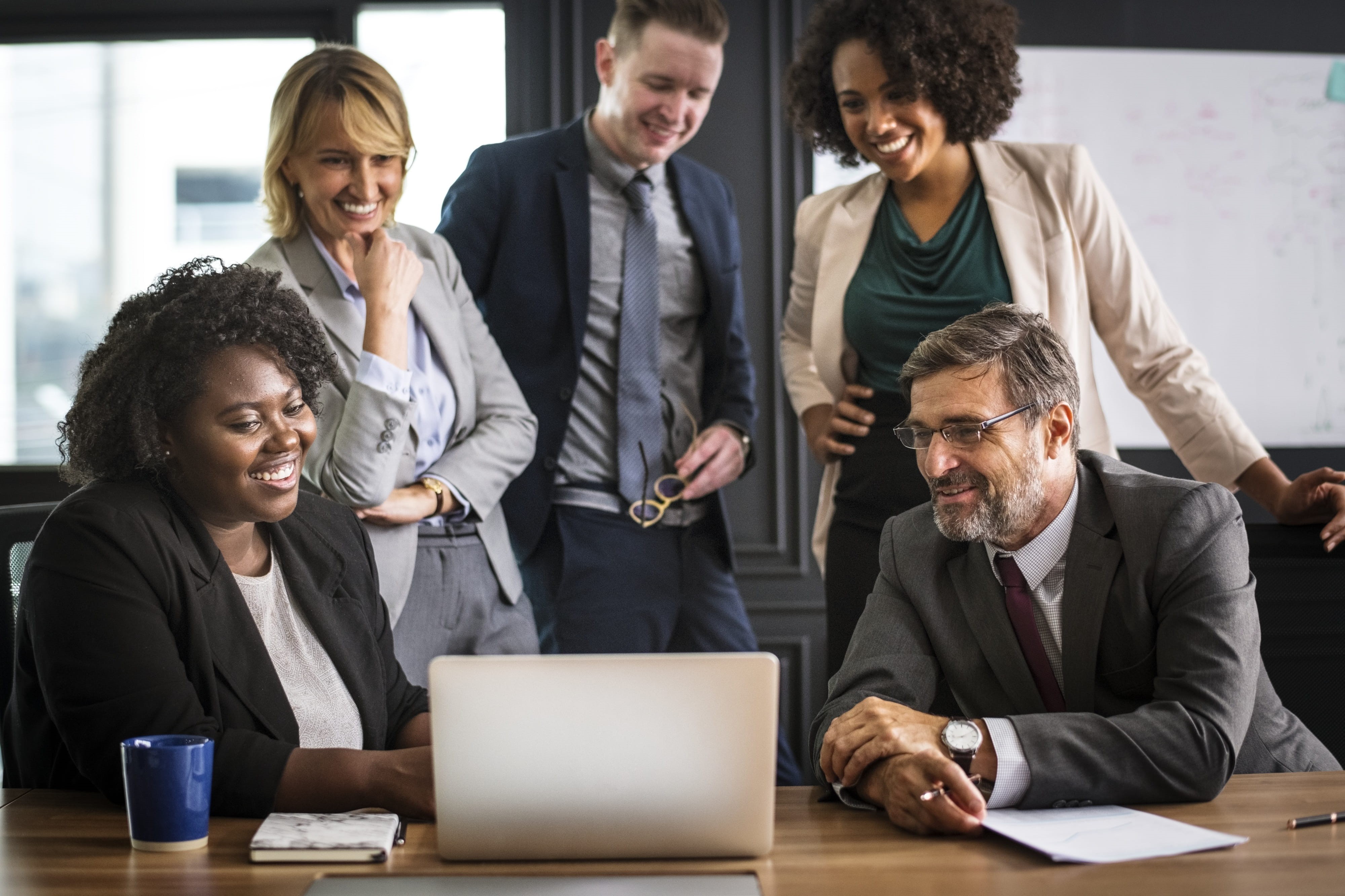brainstorming, planning, men, meeting, business, presentation, video conference, coworker, strategy, using laptop, wireless technology, notebook, adult, HD Wallpaper