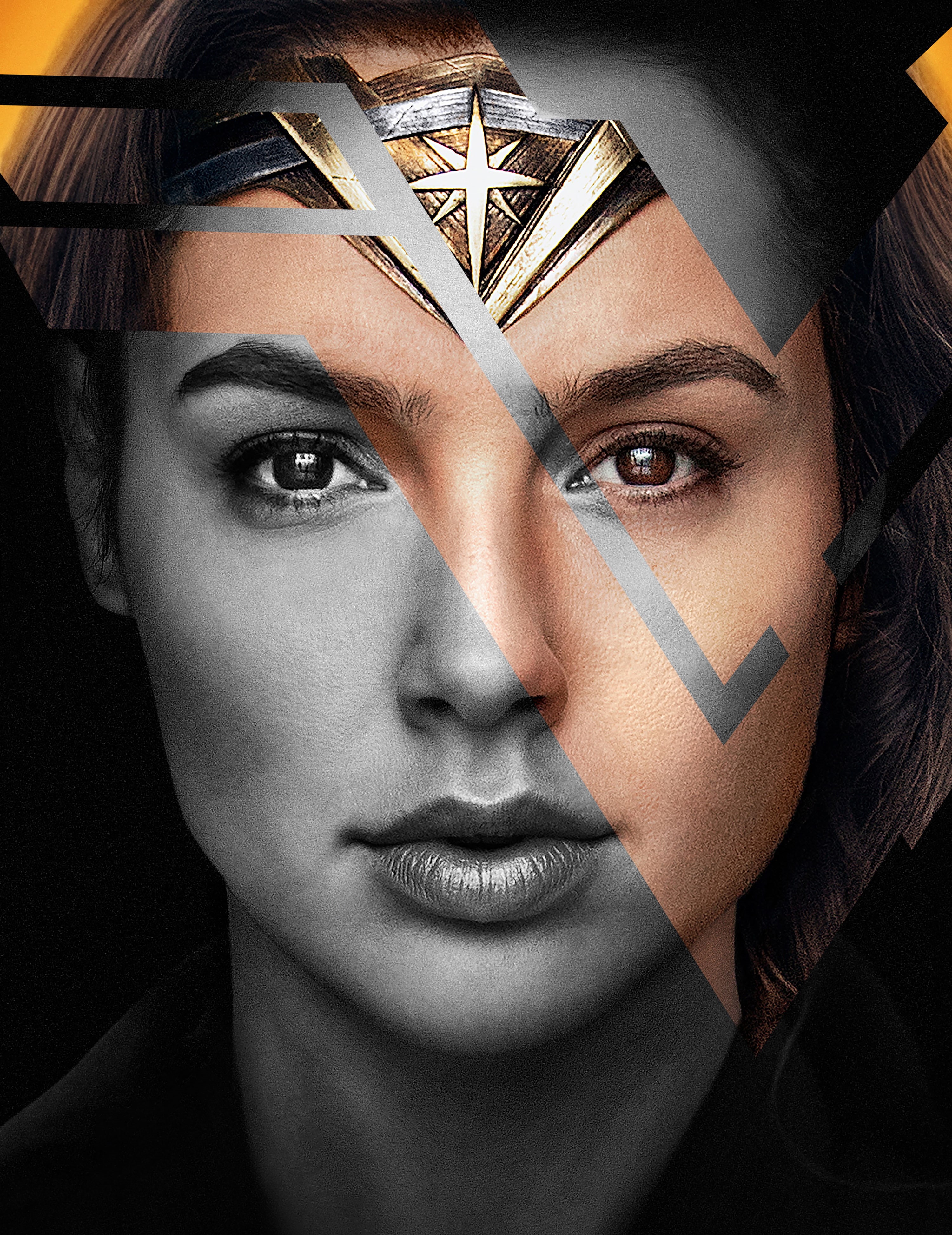 4K, Wonder Woman, Justice League, Gal Gadot, Phone HD Wallpaper