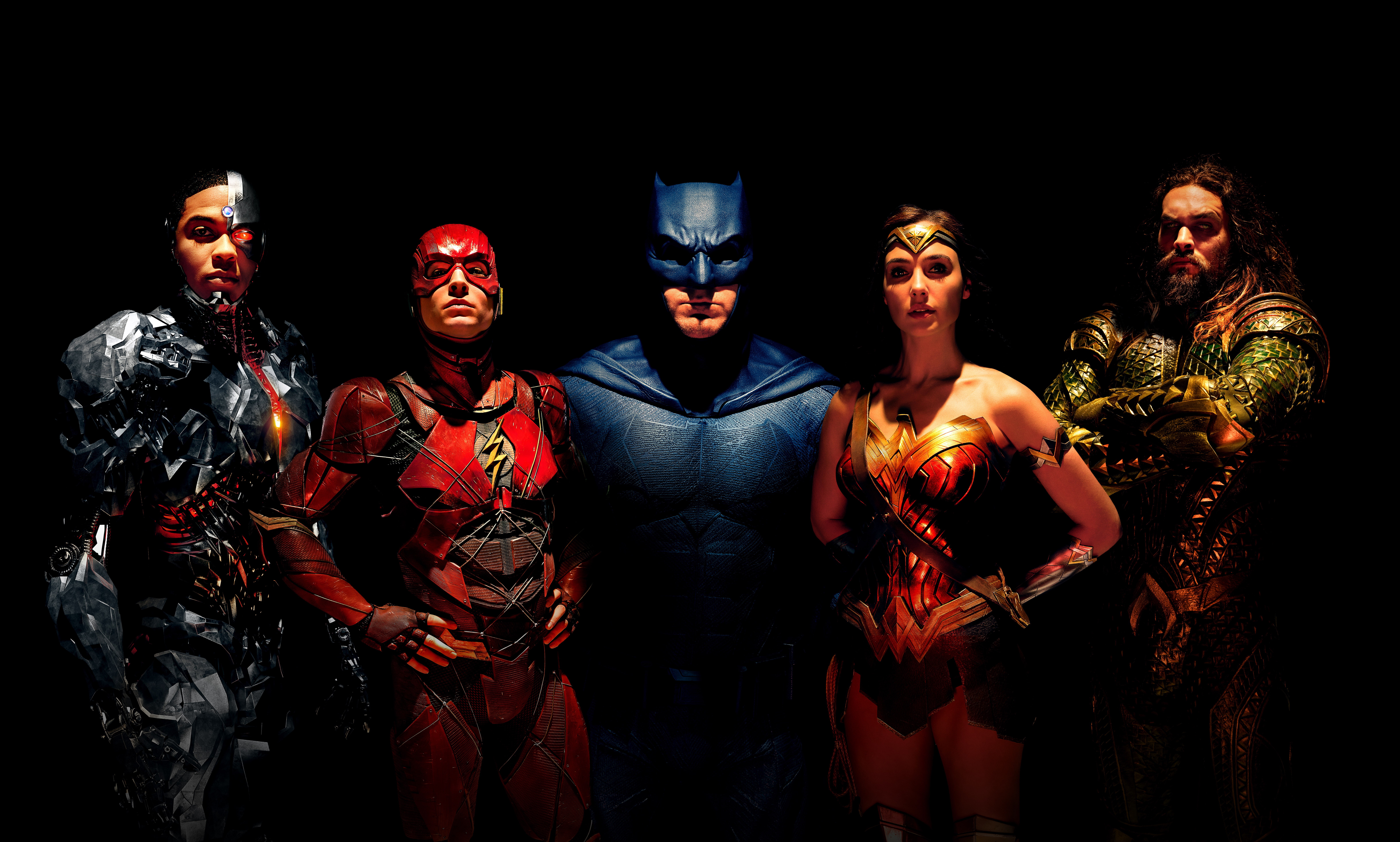 Ben Affleck, Jason Momoa, Batman, Gal Gadot, dc, 8K, Cyborg, Ezra Miller, league, Aquaman, Ray Fisher, 4K, Wonder Woman, justice, 8K, Justice League, The Flash, HD Wallpaper