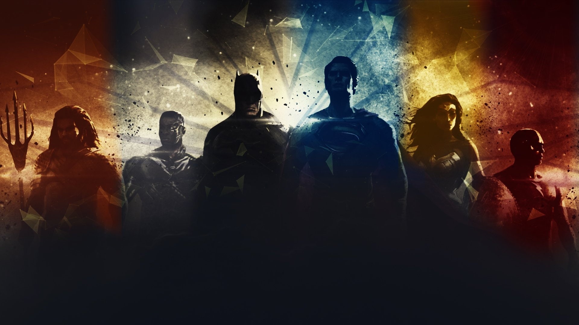 Flash, Cyborg (DC Comics), Wonder Woman, Superman, Aquaman, Batman, TV Show, The Dawn of the Justice League, 1080P, HD Wallpaper