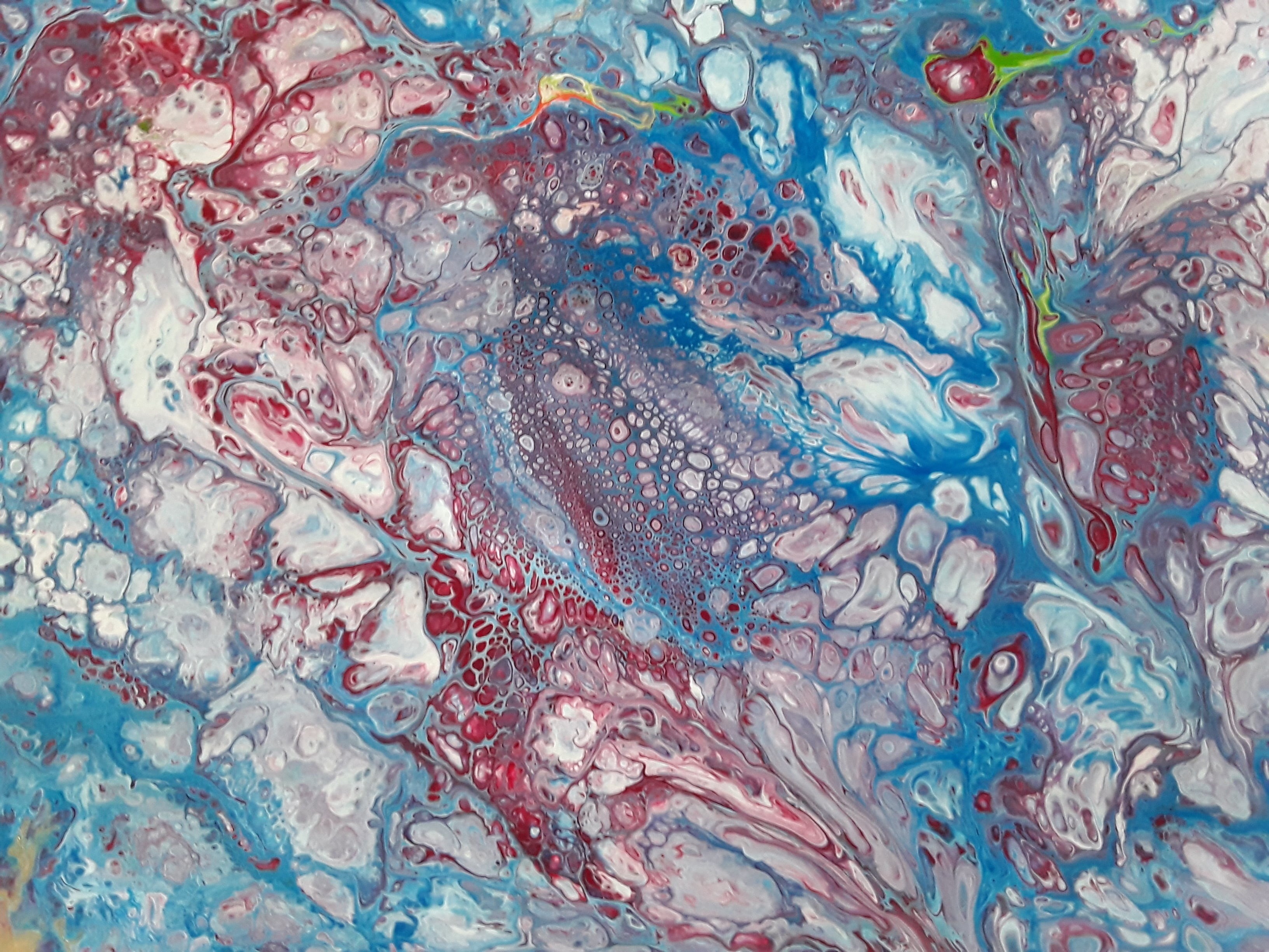 indoors, marbled effect, science, no people, 2K, pattern, mixing, full frame, art, textured, multi colored, paint, abstract, water, fluid, art and craft, HD Wallpaper