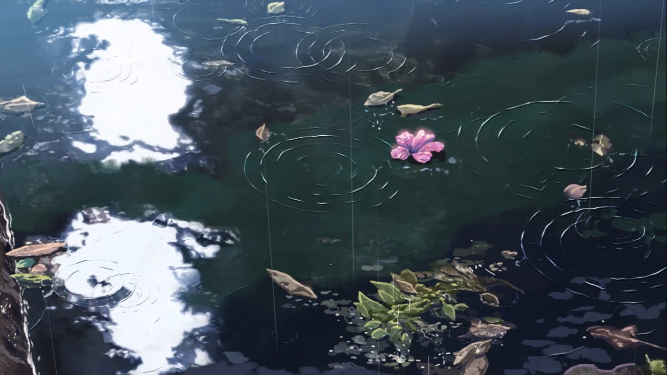 anime, ripples, animation, 720P, Makoto Shinkai, The Garden of Words, HD Wallpaper