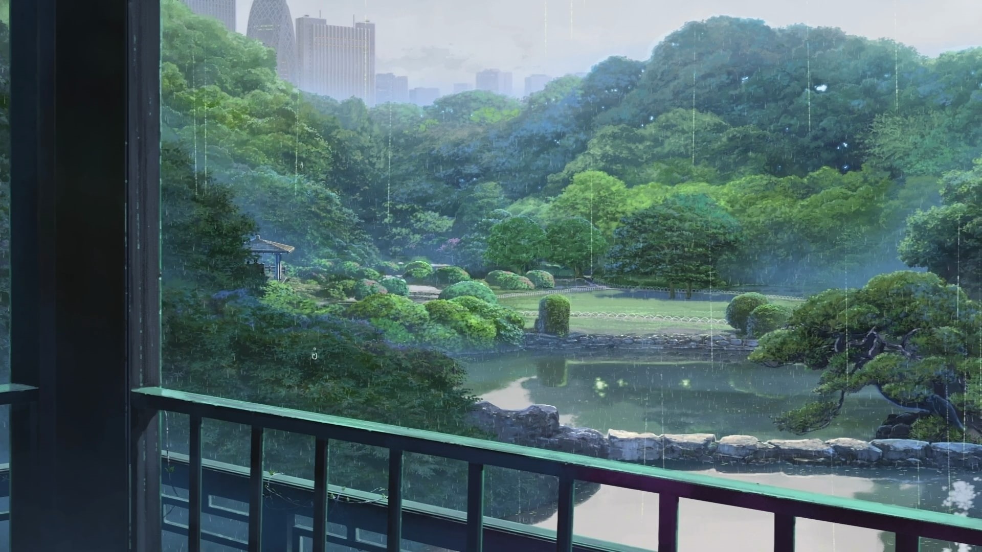 Makoto Shinkai, anime, 1080P, The Garden of Words, HD Wallpaper