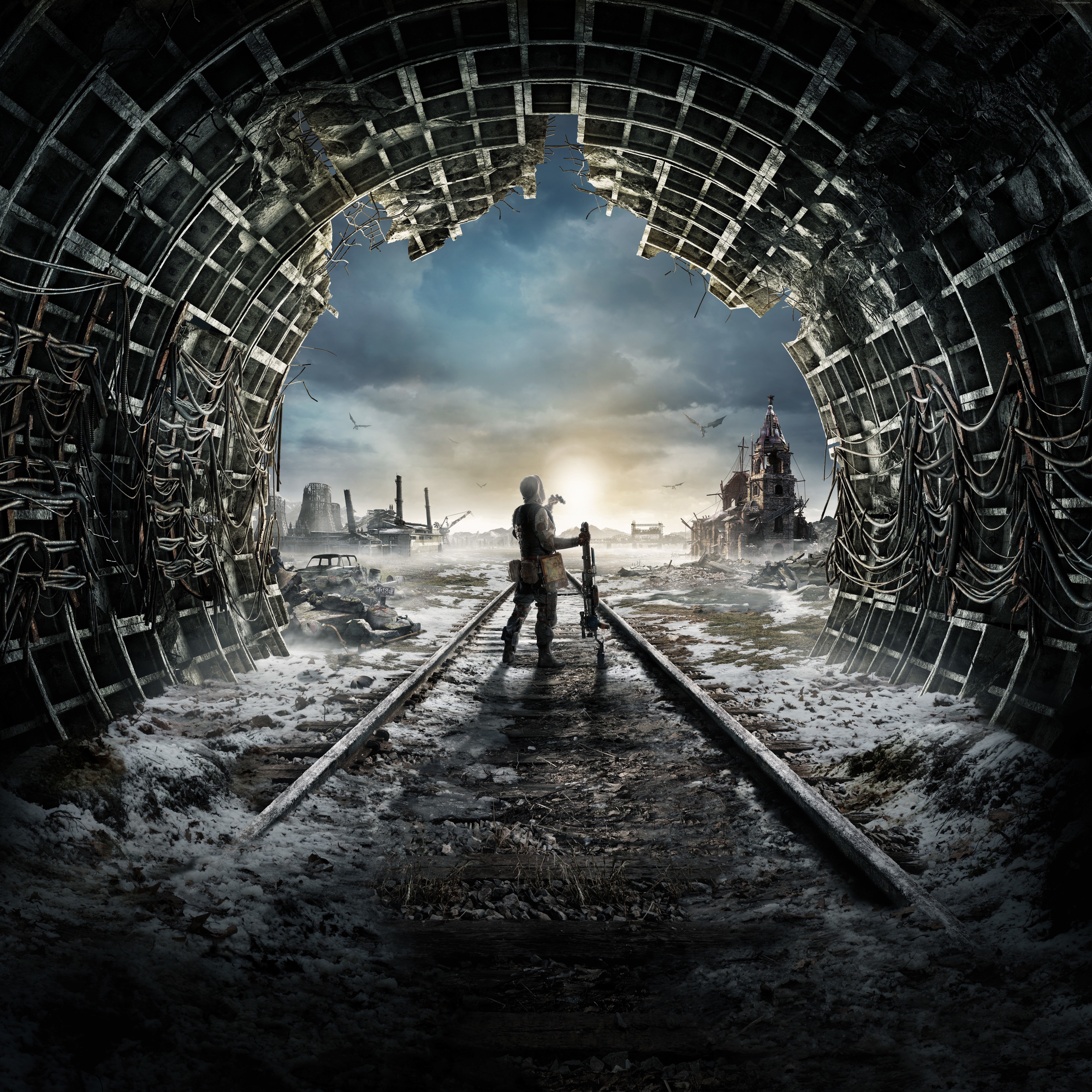 5K, E3 2018, artwork, poster, 8K, Metro Exodus, Phone HD Wallpaper