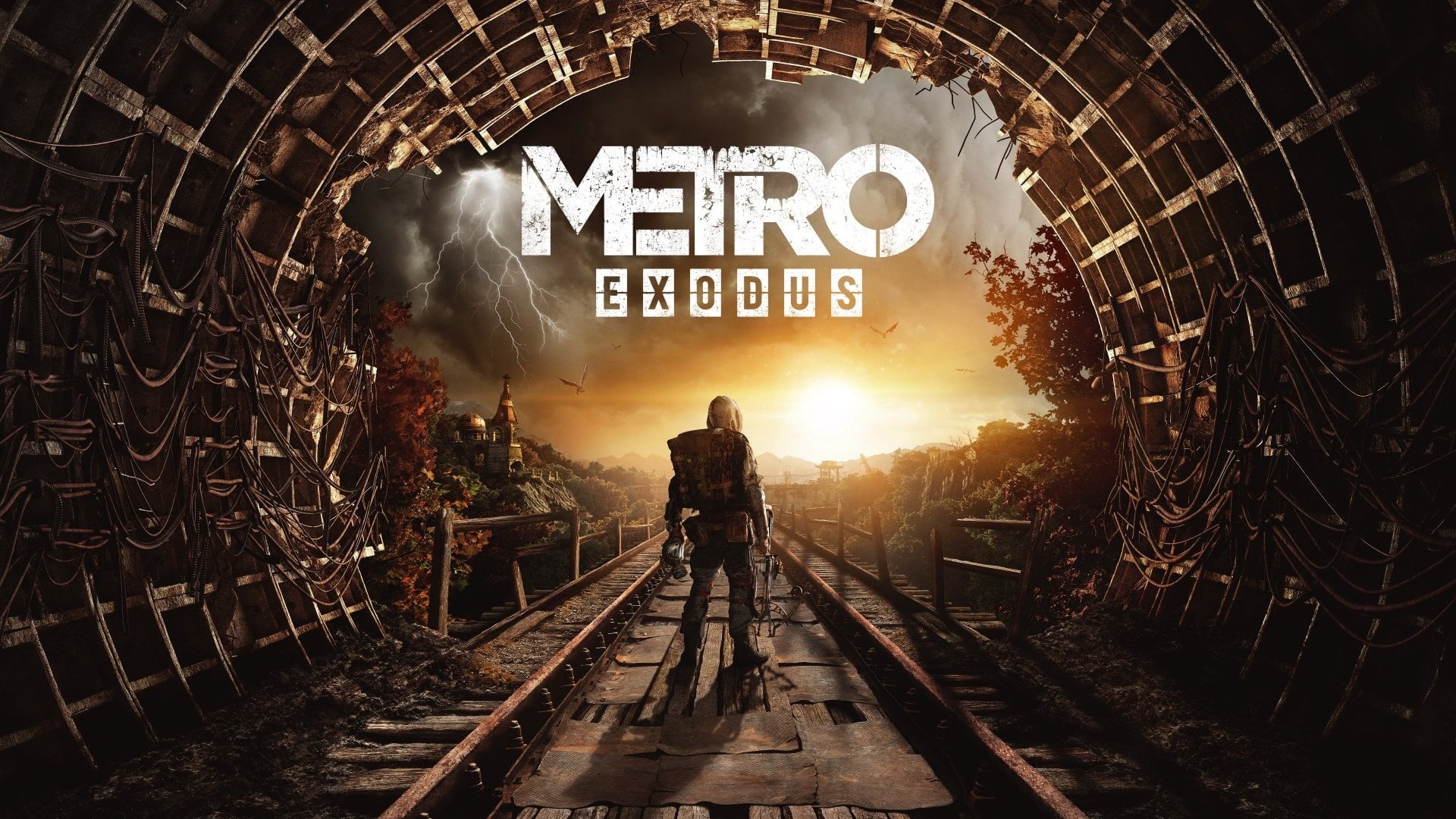 railroad track, western script, transportation, architecture, real people, leisure activity, indoors, men, communication, Metro Exodus, standing, built structure, HD Wallpaper