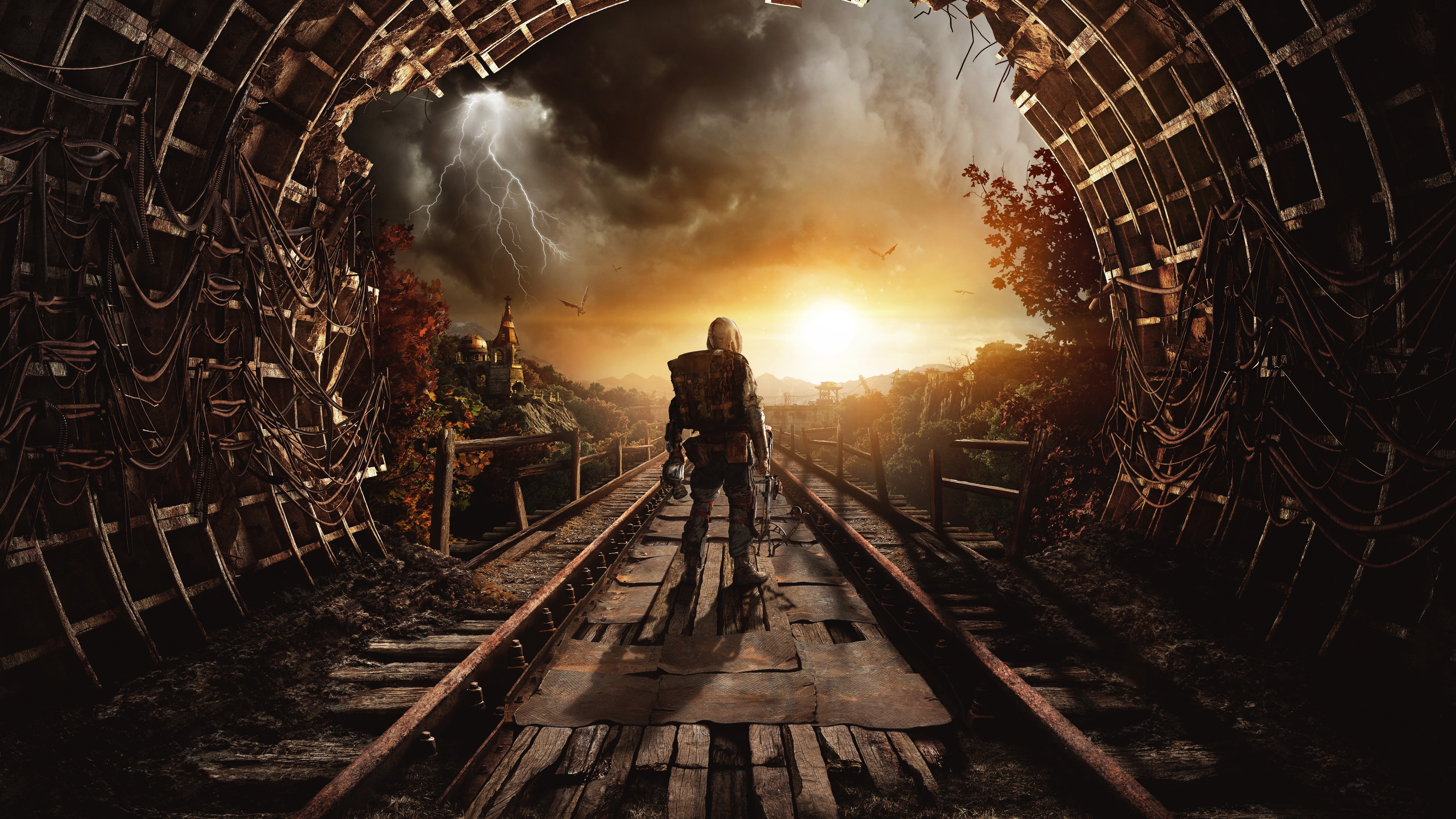 Metro Exodus, poster, artwork, Gamescom 2018, Autumn, 7K, 8K, HD Wallpaper