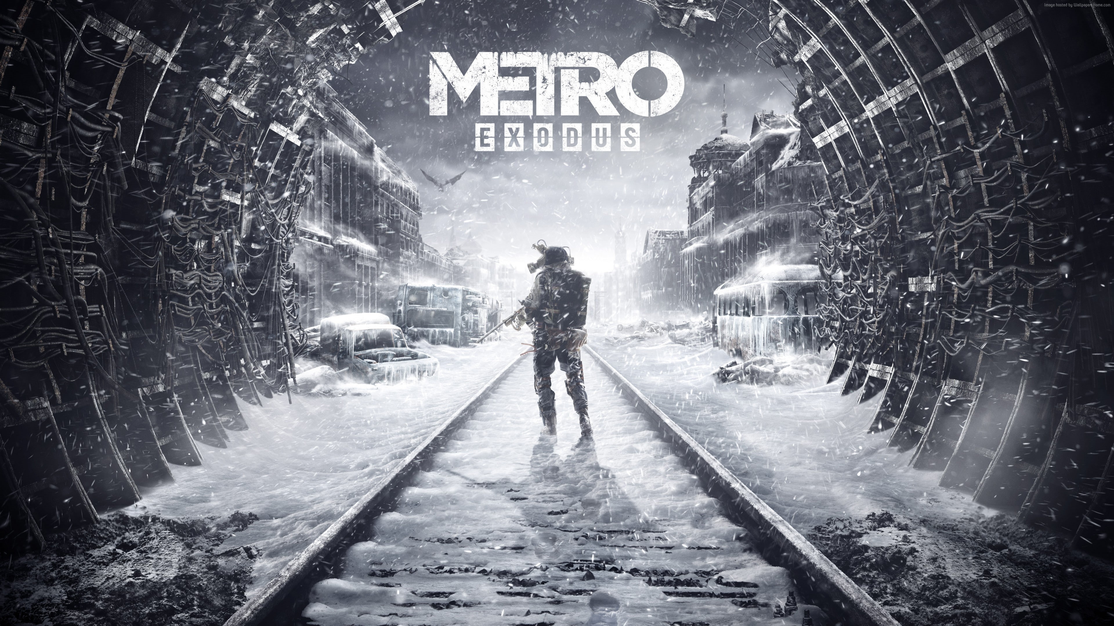 4K, poster, E3 2018, 4K, Metro Exodus, HD Wallpaper