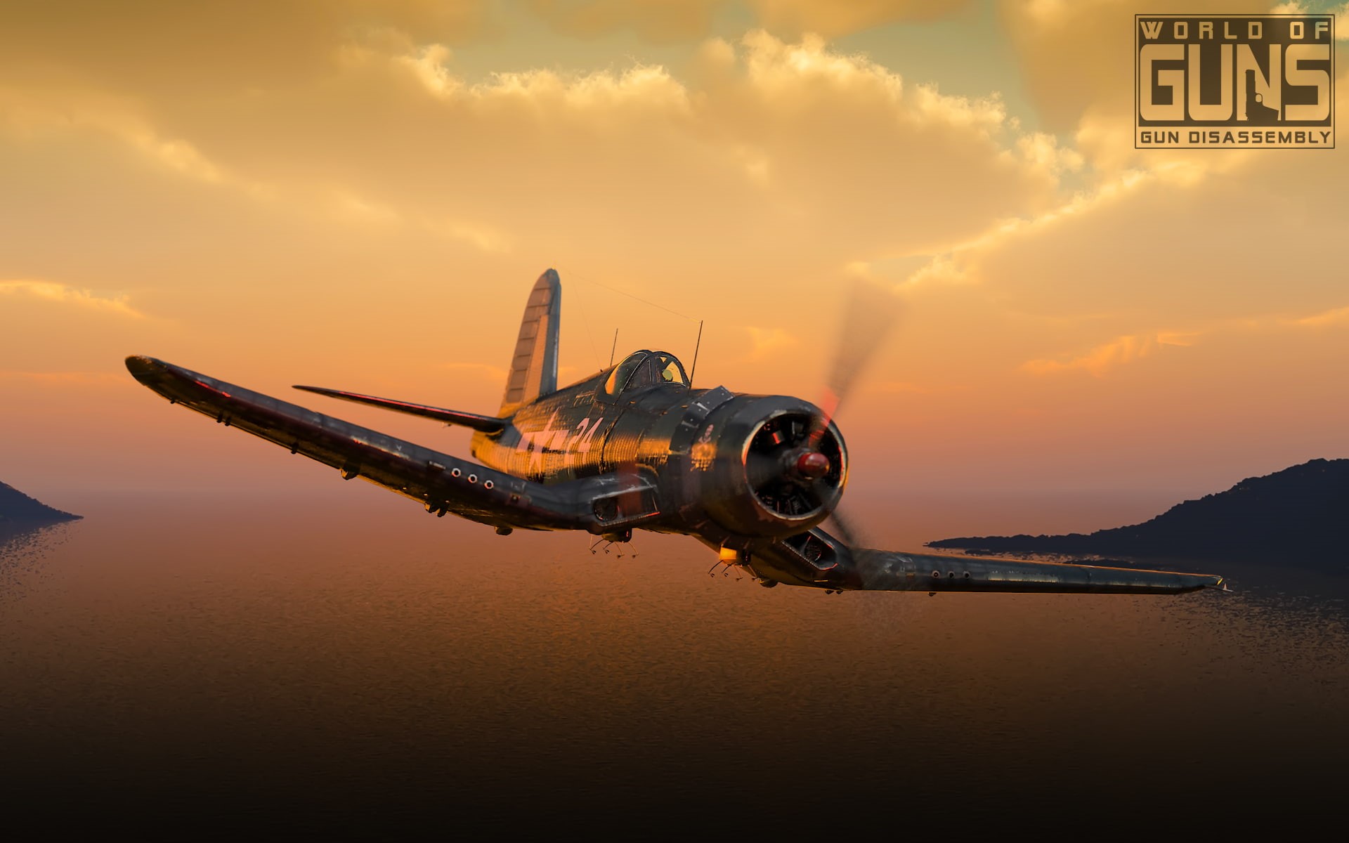 dramatic sky, airplane, outdoors, orange color, reflection, transportation, travel, air vehicle, scenics - nature, 1080P, World War II, beauty in nature, HD Wallpaper