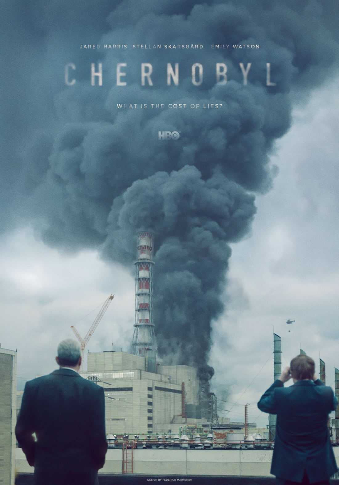 tv series, nuclear power plant, HBO, poster, overcast, disaster, 720P, Chernobyl, Phone HD Wallpaper