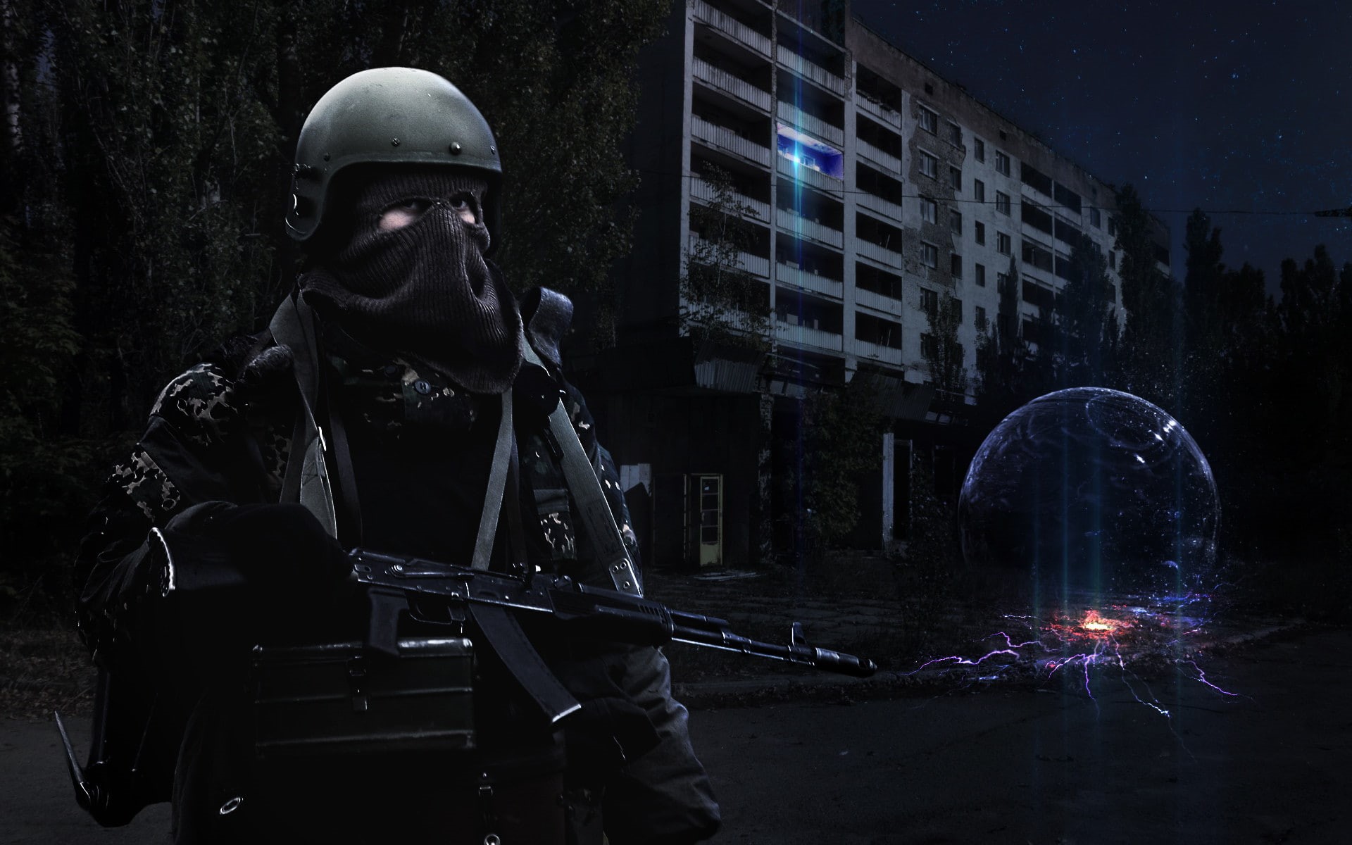 1080P, gun, S.T.A.L.K.E.R., S.T.A.L.K.E.R.: Shadow of Chernobyl, Vadim Sadovski, military, weapon, S.T.A.L.K.E.R.: Call of Pripyat, Gamer, HD Wallpaper