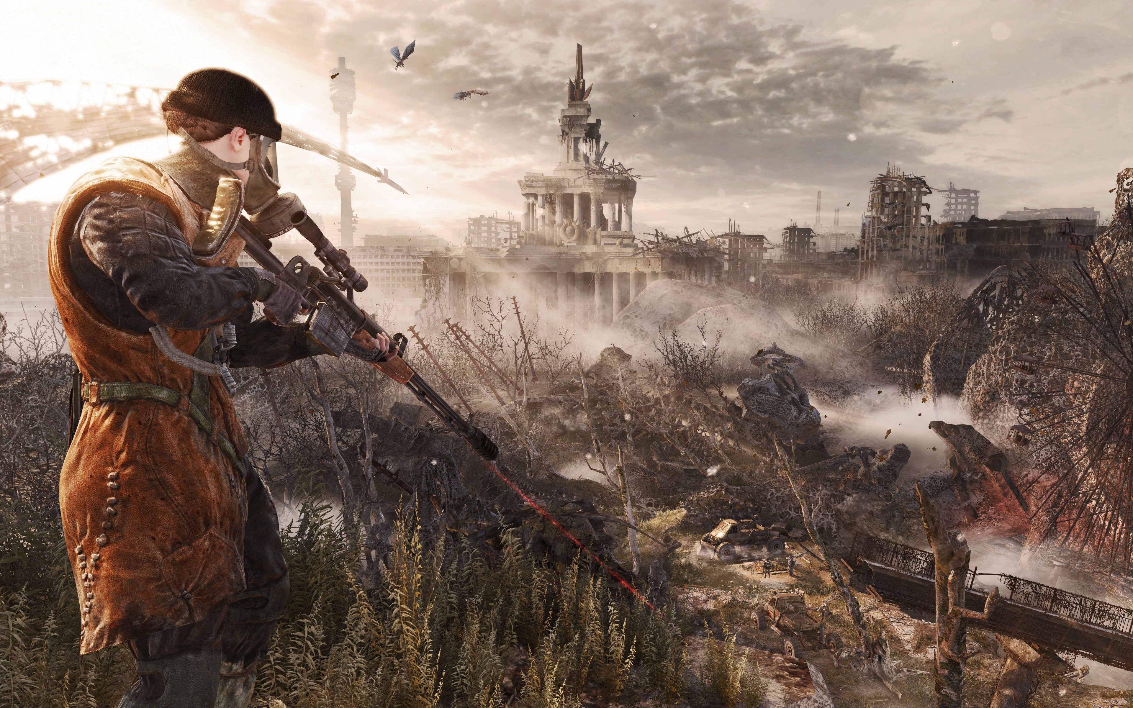 architecture, gun, day, traditional clothing, real people, one person, adult, building exterior, illustration, war, clothing, moscow, oPS, nature, 4K, HD Wallpaper