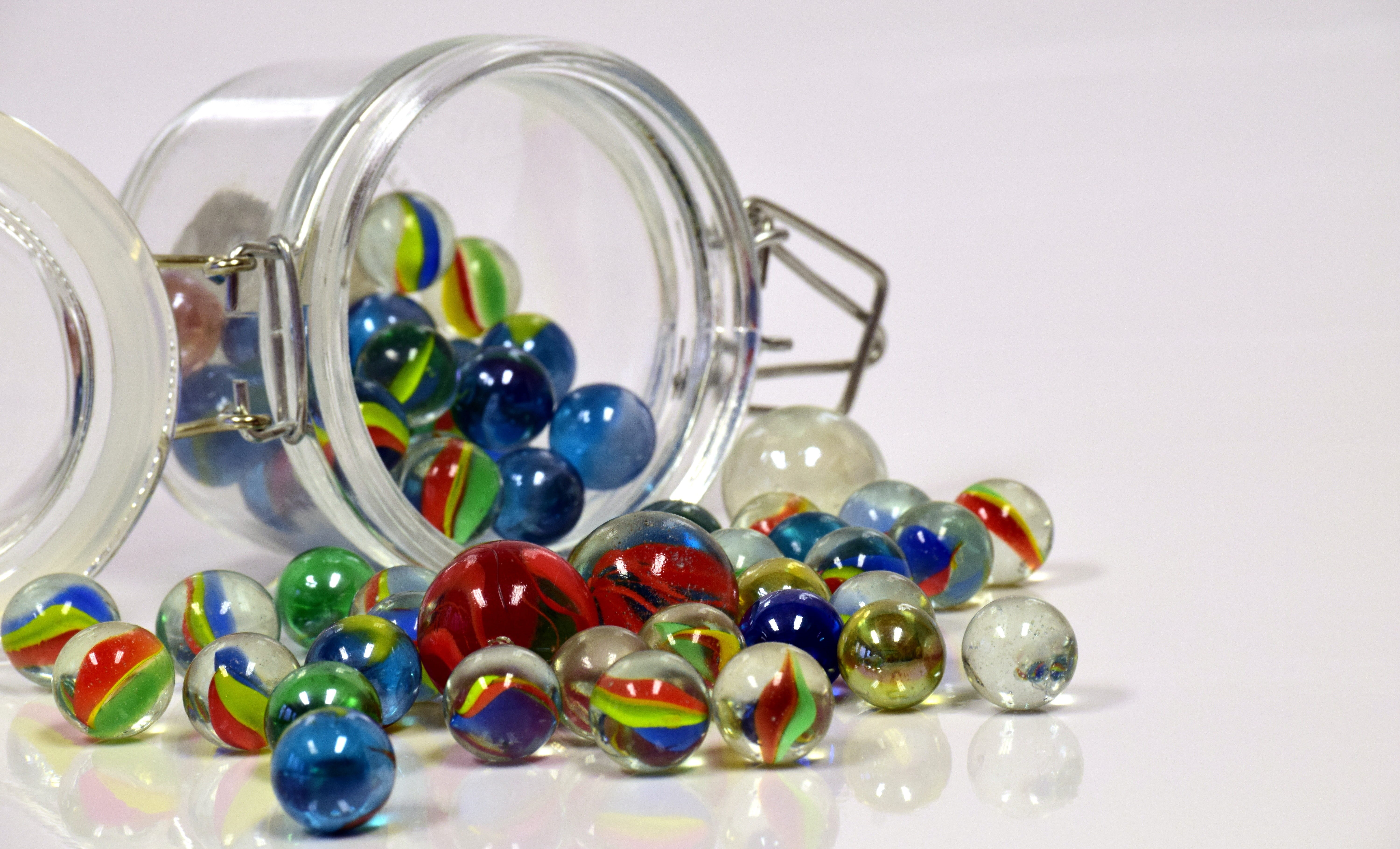 store, spilling, heap, about, glaskugeln, sphere, background, lot, colorful, glass, ornament, indoors, shape, candy, 5K, different, variation, multi colored, HD Wallpaper