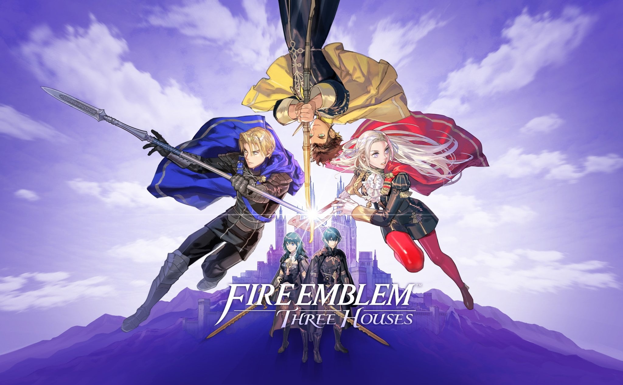 Claude (Fire Emblem), Fire Emblem: Three Houses, Dimitri (Fire Emblem), Video Game, Byleth (Fire Emblem), Edelgard (Fire Emblem), 1080P, HD Wallpaper