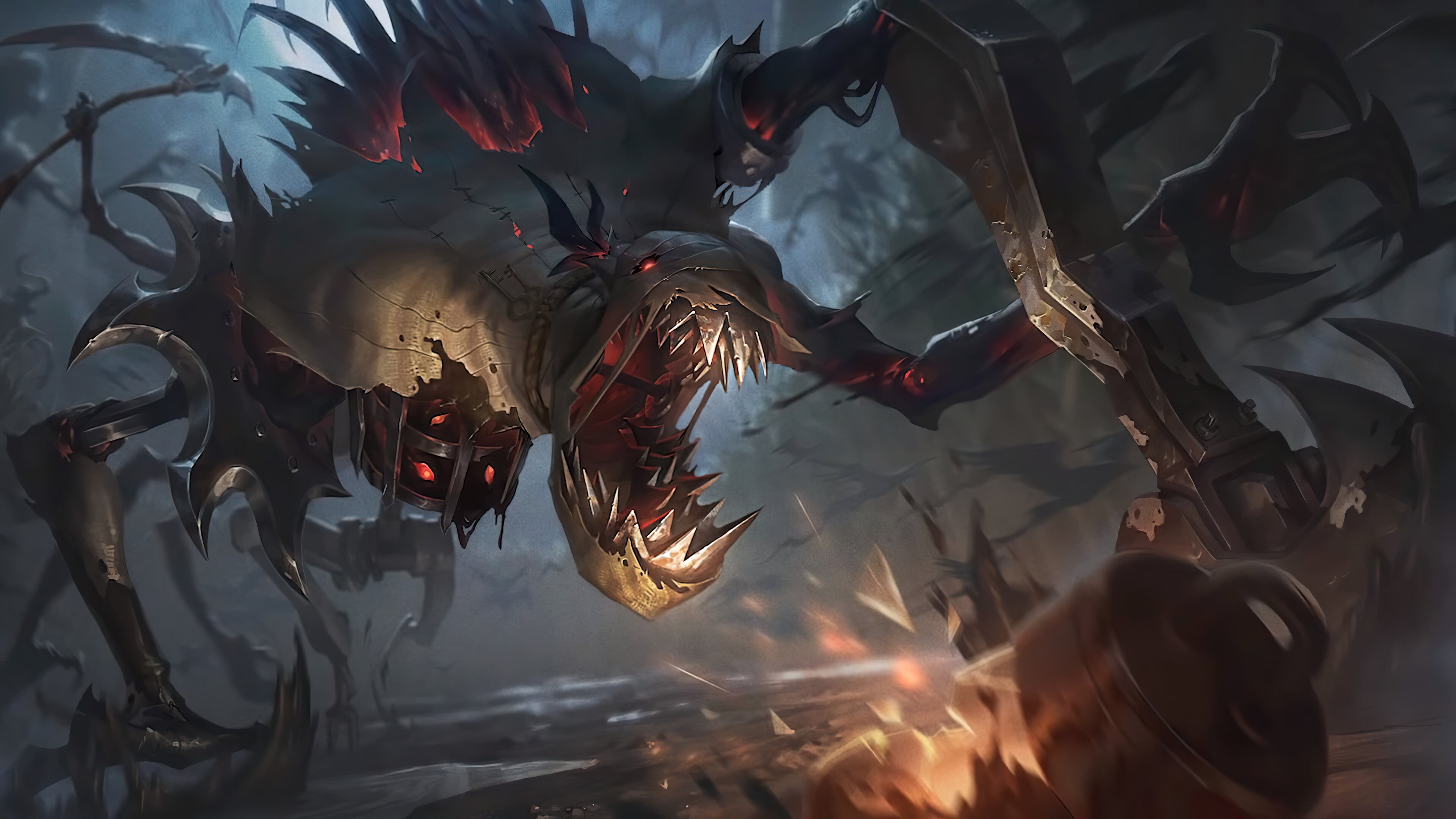 Riot Games, Fiddlesticks, League of Legends, 4K, HD Wallpaper