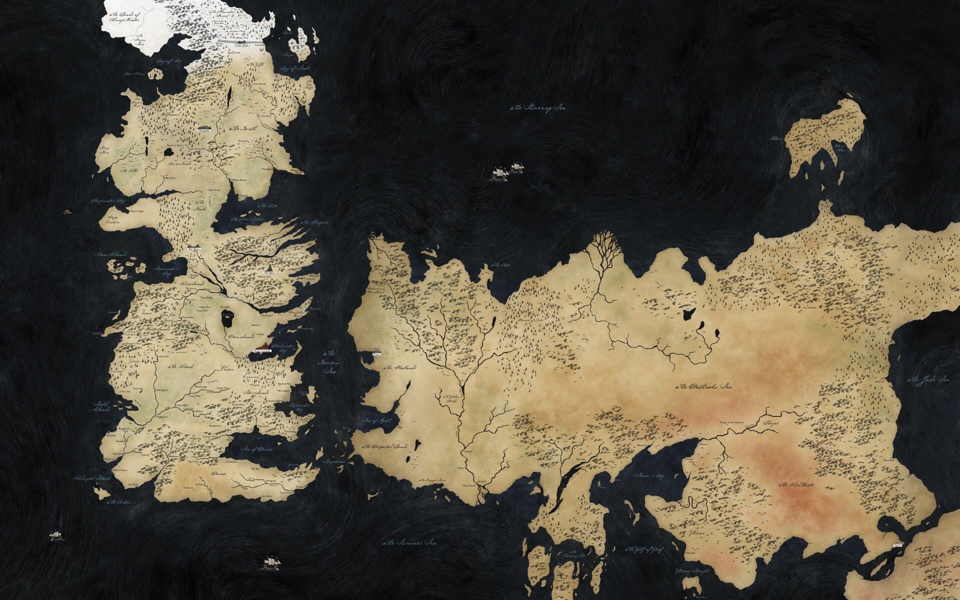 map, song, thrones, fire, westeros, ice, and, game, hd, fantasy, 1080P, HD Wallpaper