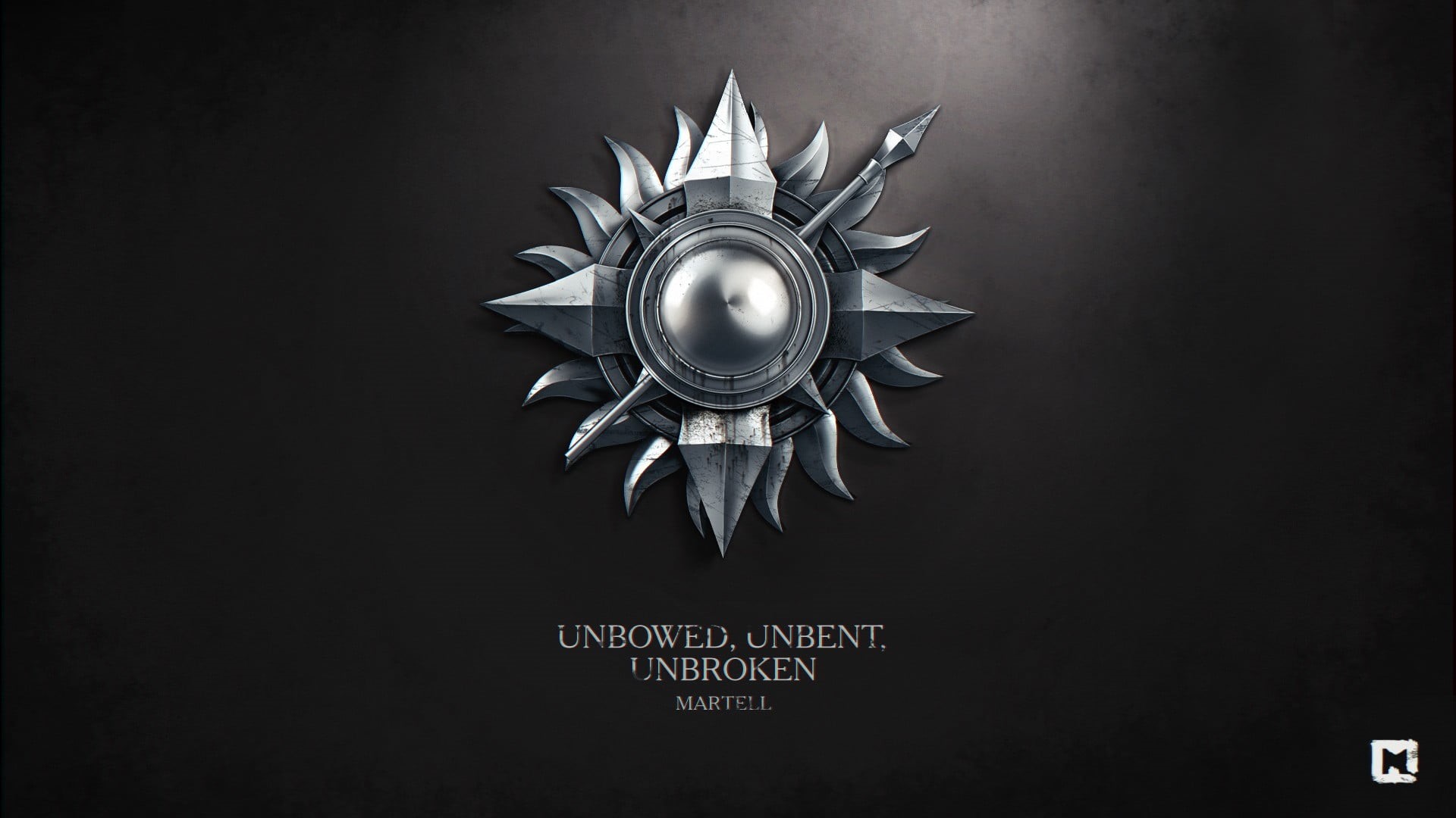 old-fashioned, dark, shape, studio shot, metallic, creativity, backgrounds, no people, digital art, abstract, illustration, A Song of Ice and Fire, symbol, HD Wallpaper