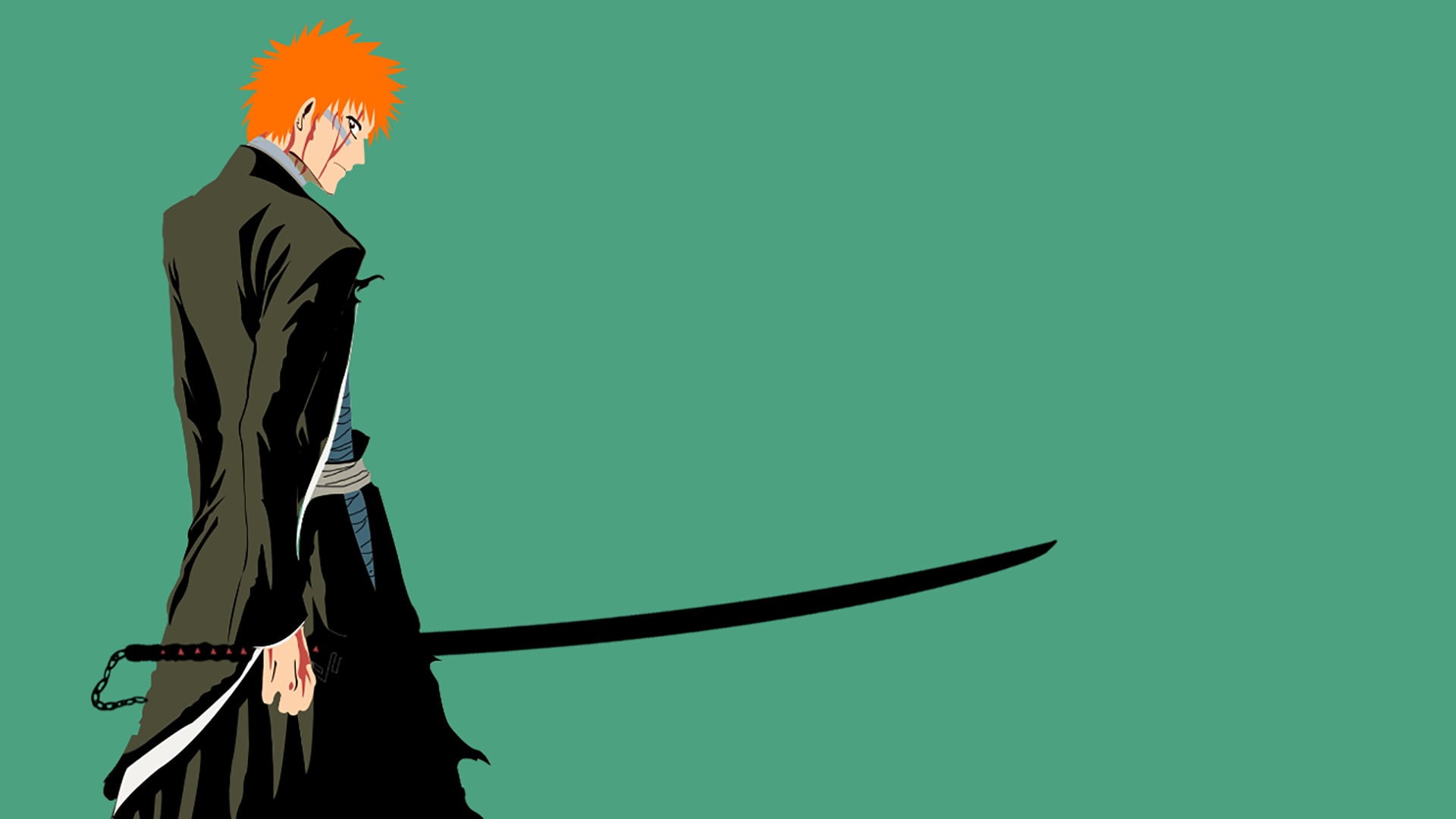 Minimalist, 1080P, Bleach, Ichigo Kurosaki, HD Wallpaper