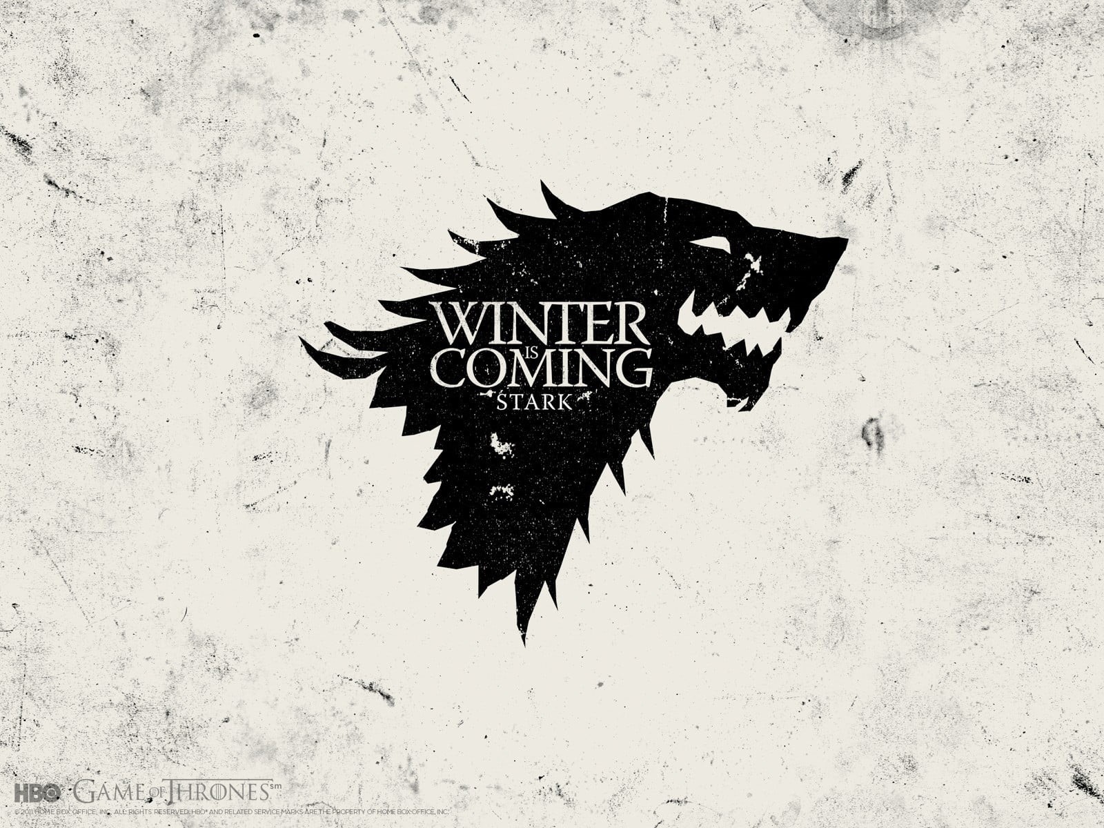 sign, creativity, animal themes, western script, strark, close-up, architecture, art and craft, sigils, Winter Is Coming, 720P, communication, wall - building feature, HD Wallpaper
