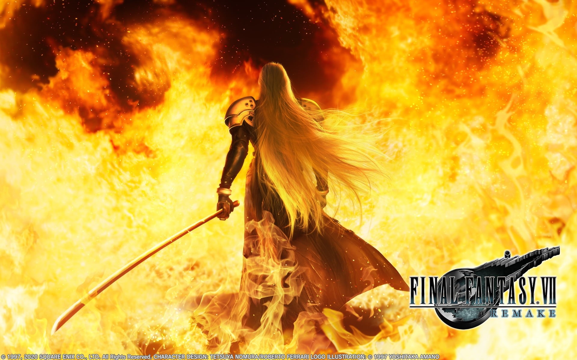 Sephiroth, 1080P, Final Fantasy VII: Remake, Final Fantasy VII, HD Wallpaper