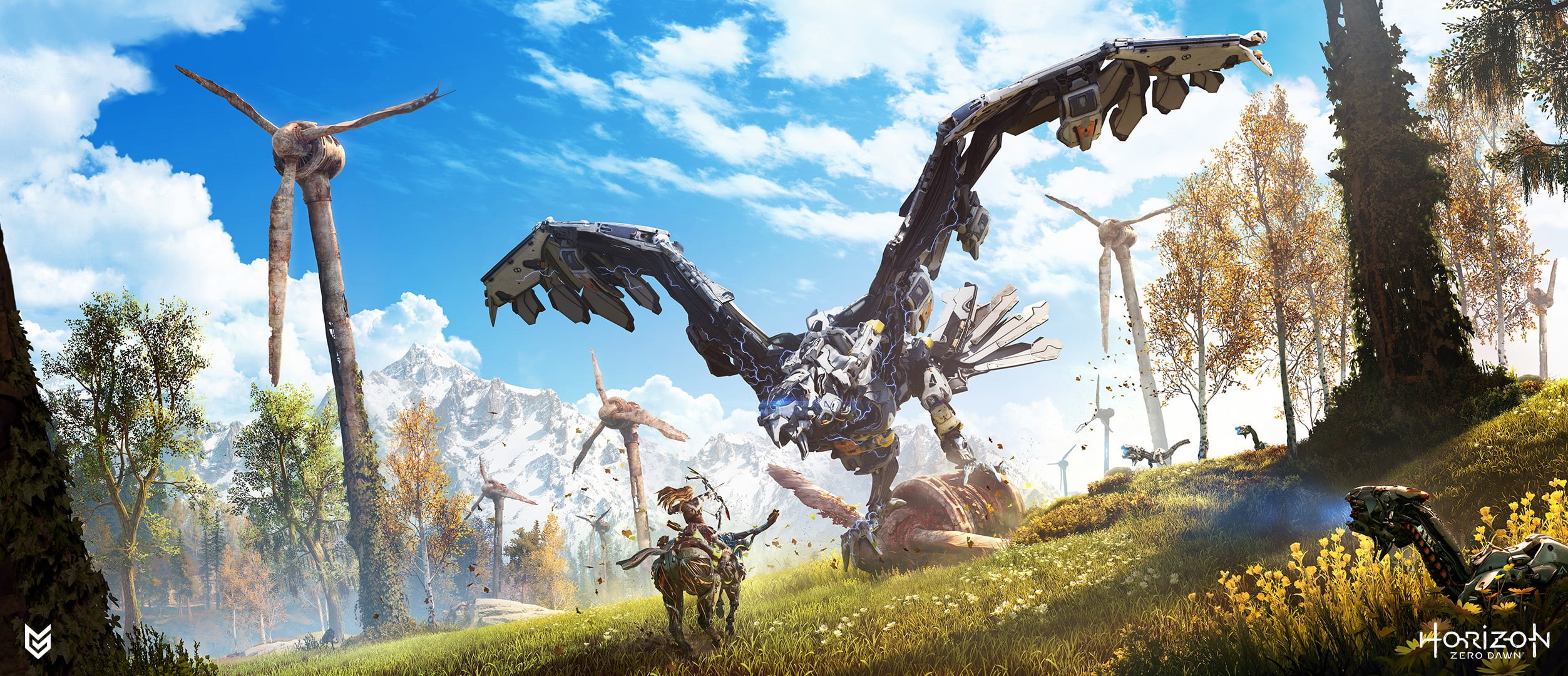 dawn, digital, Horizon Zero Dawn, Aloy, zero, 1080P, horizon, Stormbringer, HD Wallpaper