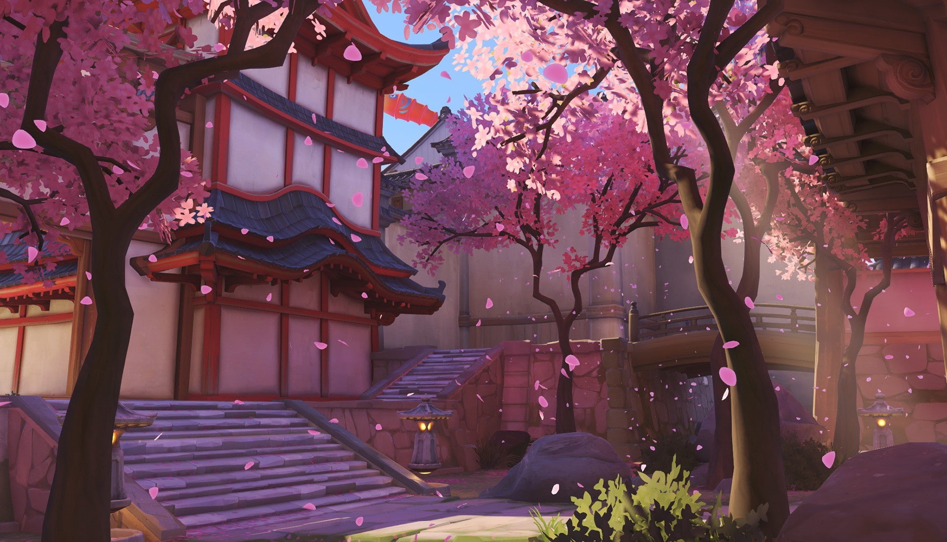 fragility, Blizzard Entertainment, flower, building exterior, Cherry Blossom, tree, plant, outdoors, nature, pink color, 1080P, freshness, flowering plant, HD Wallpaper