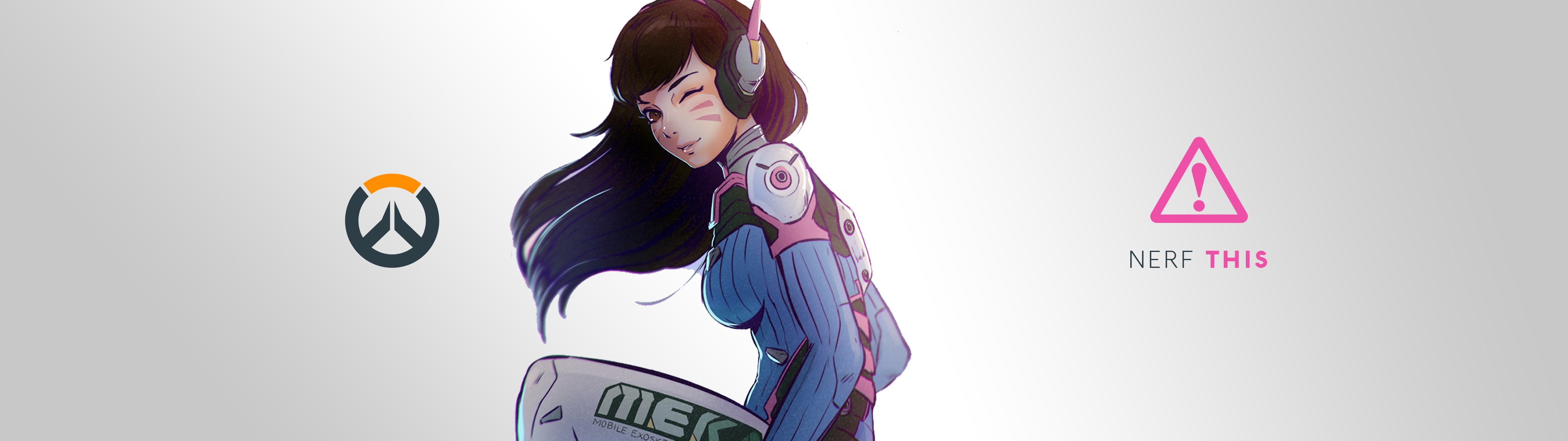4K, D.Va (Overwatch), Overwatch, video games, dual monitors, Blizzard Entertainment, multiple display, HD Wallpaper