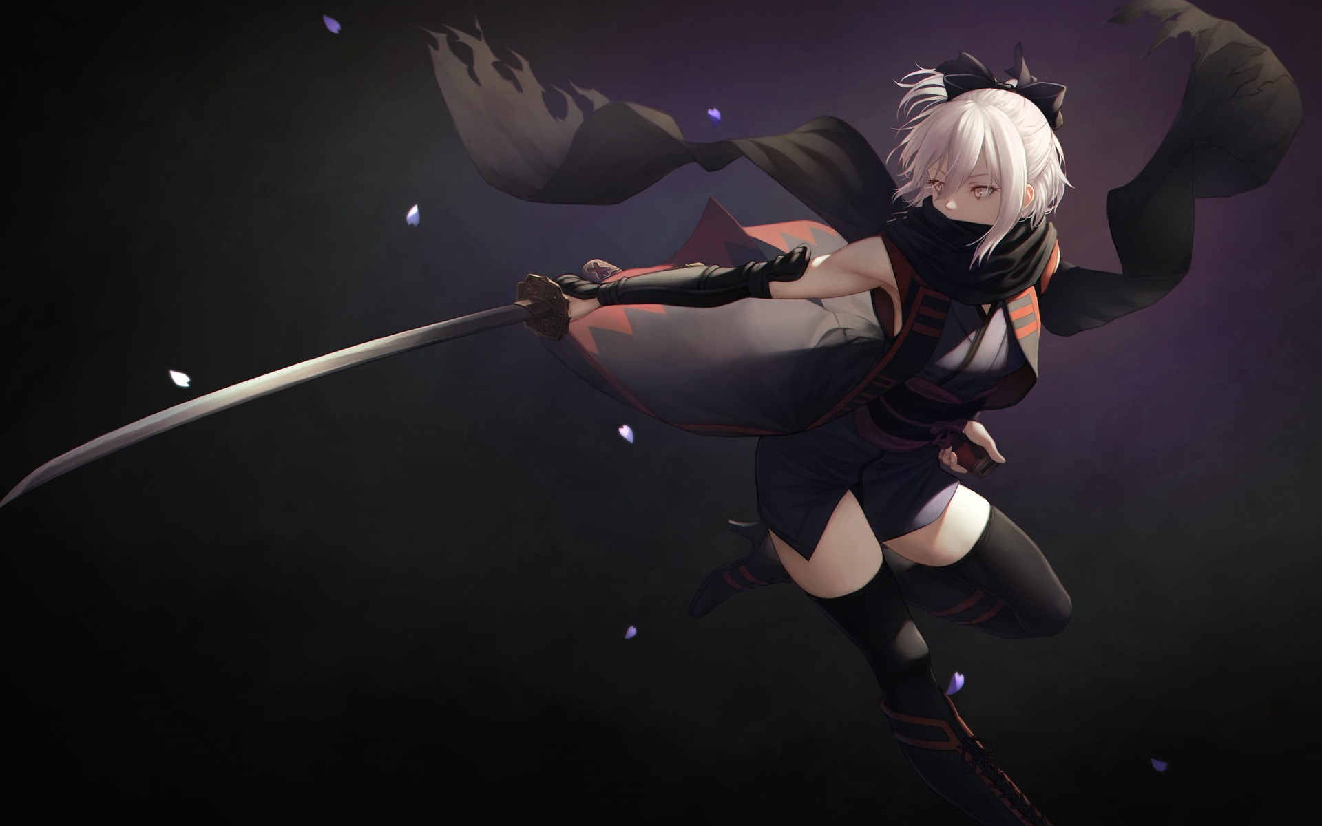 Sakura Saber, Fate Series, Okita Souji, Fate/Grand Order, 1080P, HD Wallpaper