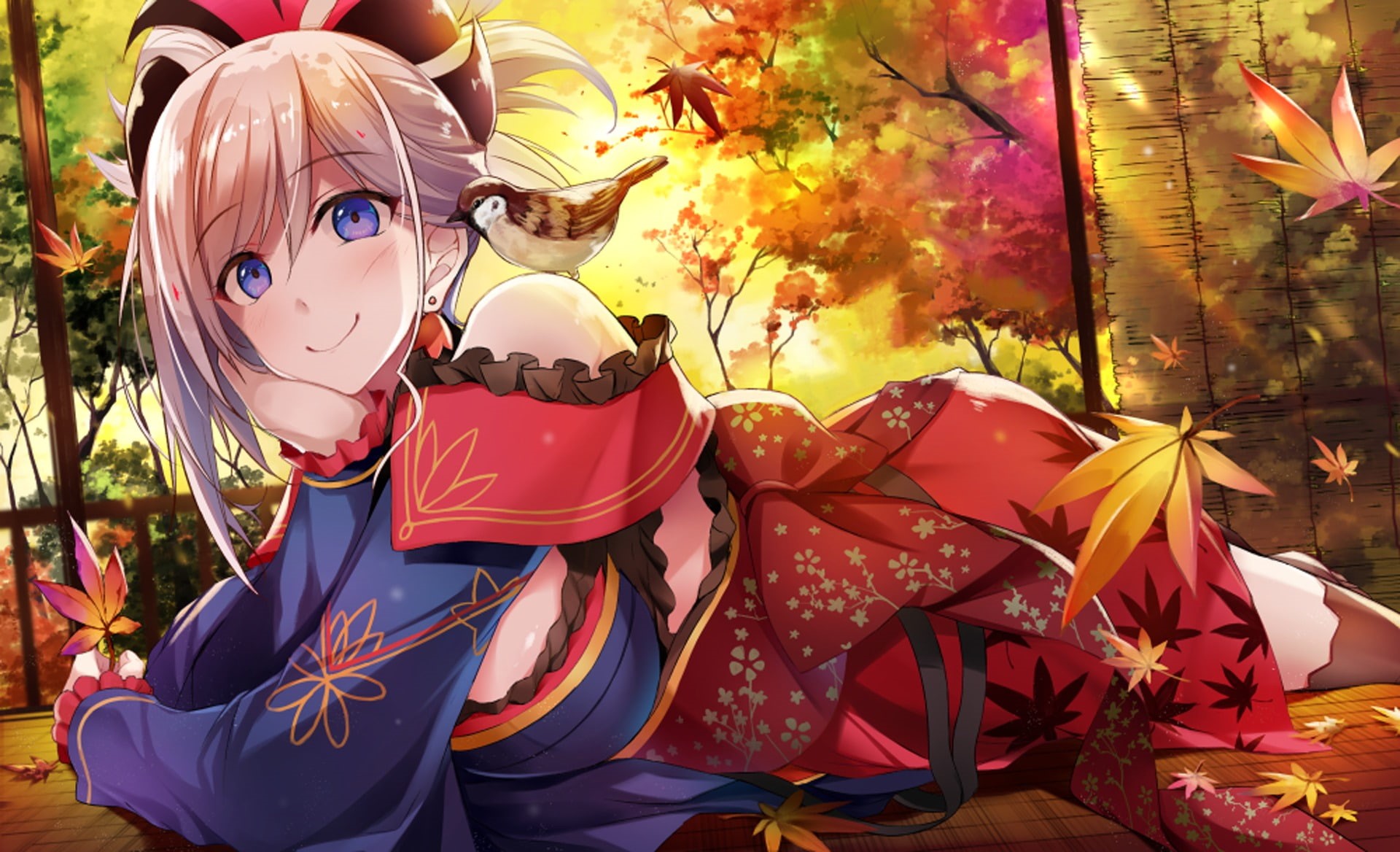 portrait, costume, day, sunlight, creativity, childhood, 1080P, clothing, representation, Miyamoto Musashi, outdoors, close-up, human representation, nature, HD Wallpaper