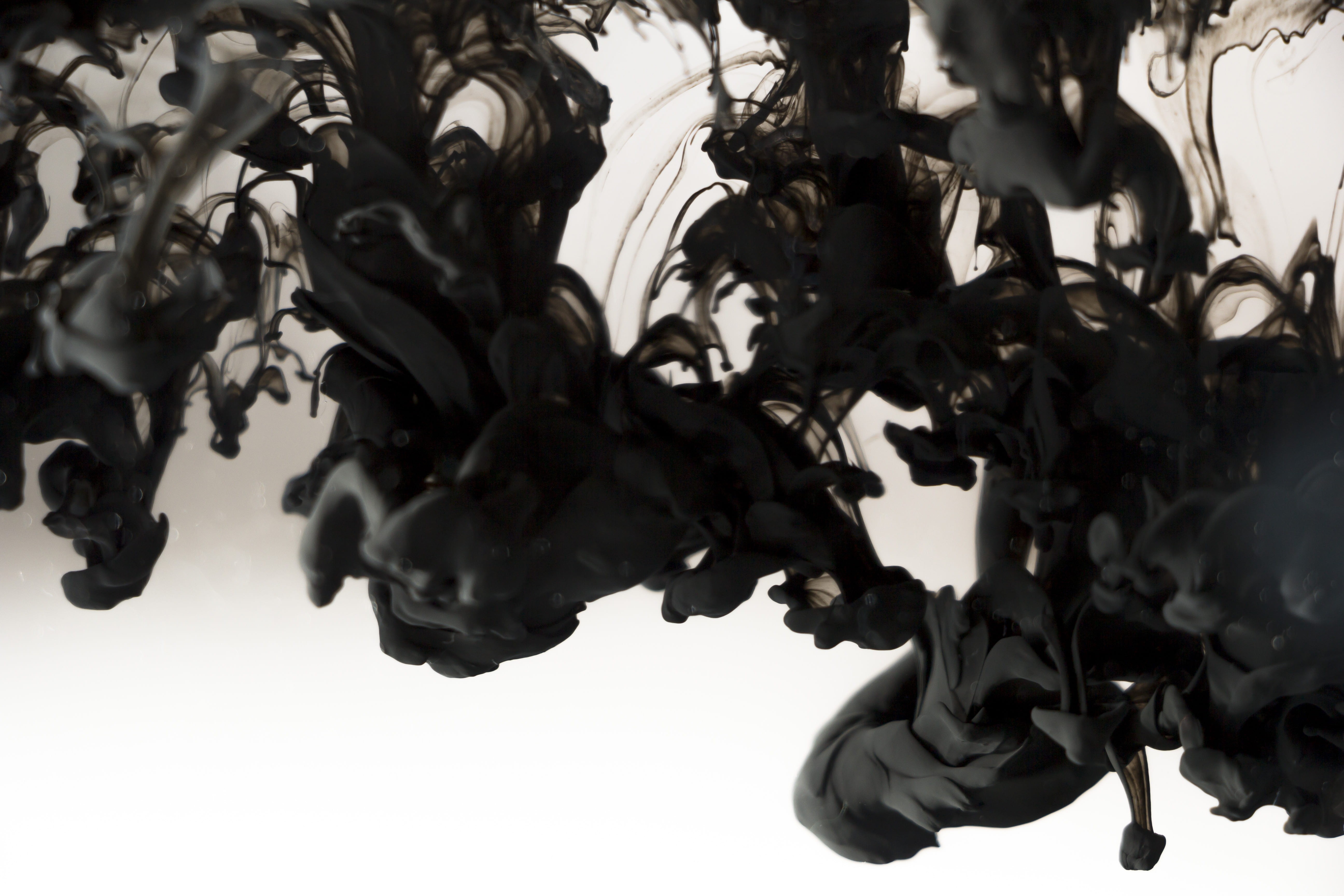 sculpture, abstract, outdoors, art, nature, black, pattern, smoke, low angle view, 5K, close-up, statue, representation, motion, sky, architecture, creativity, HD Wallpaper