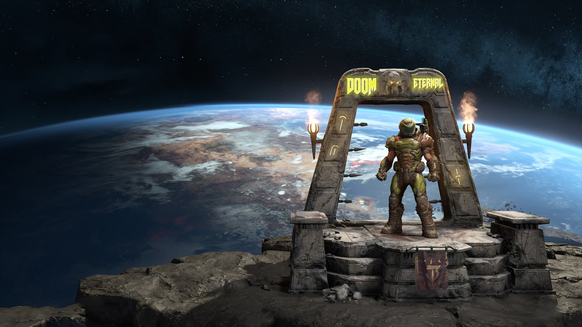 1080P, DOOM Eternal, Doom slayer, HD Wallpaper